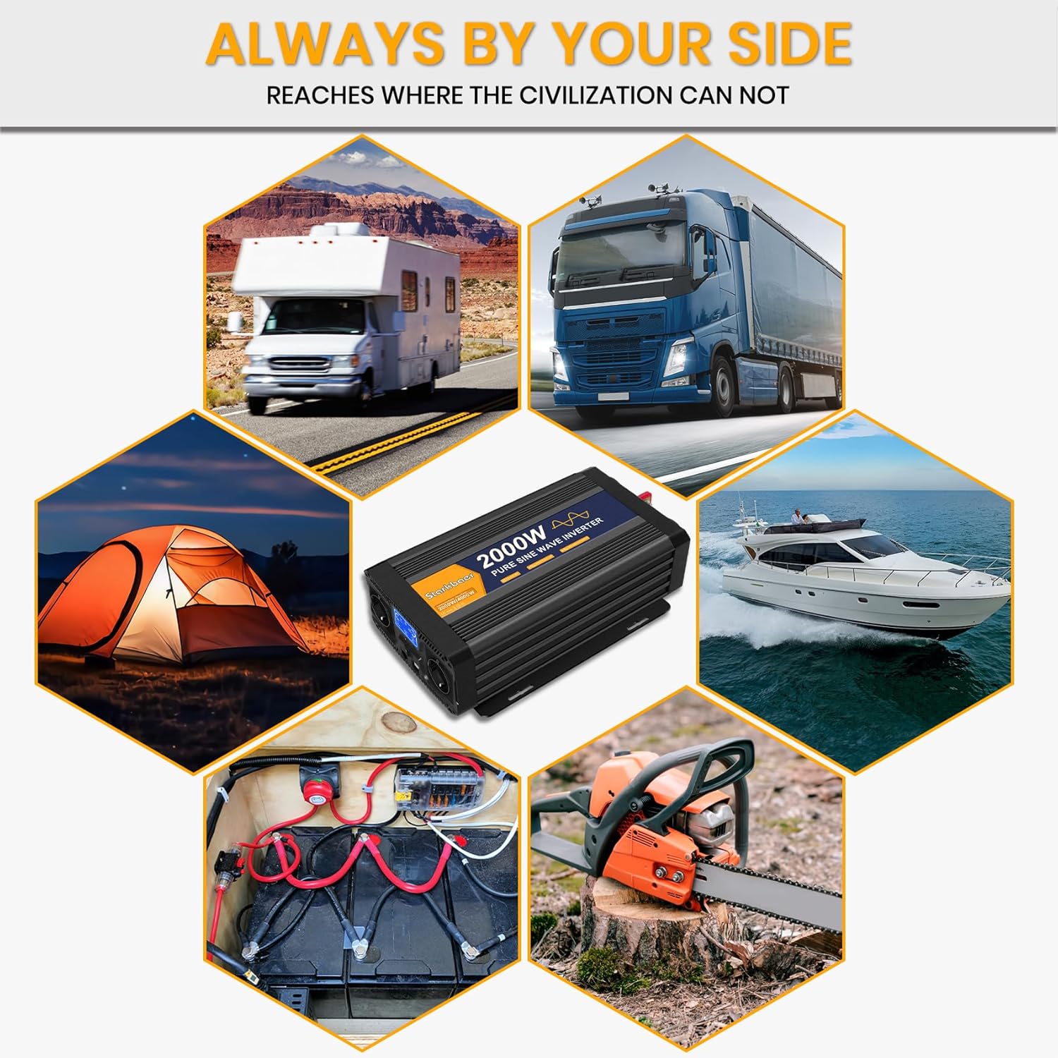 Inverter 24V 220V Onda Pura 2000W/4000W - immagine 7