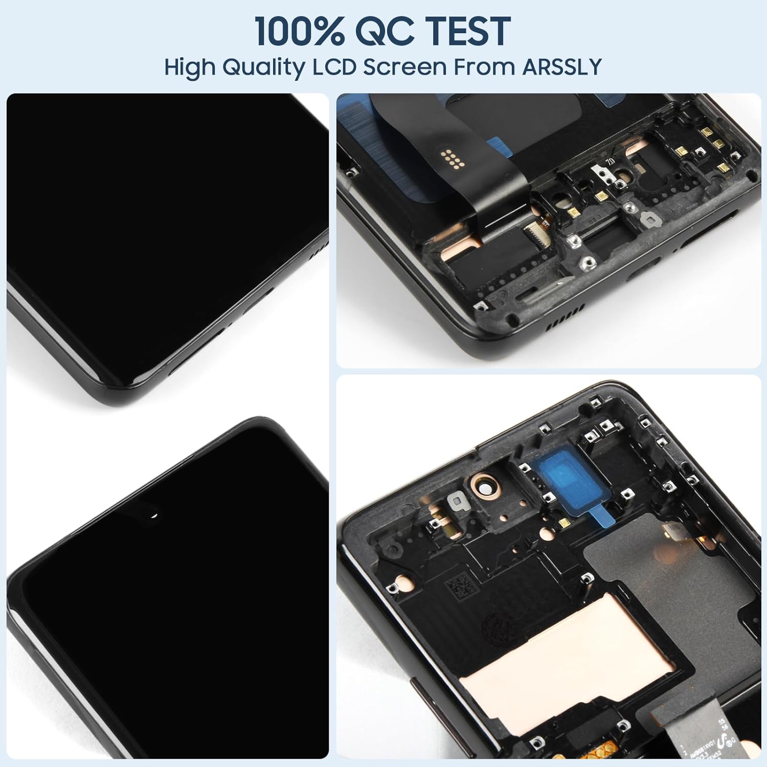 ARSSLY OLED per Samsung S21 Ultra 5G - Schermo LCD, Nero - immagine 6