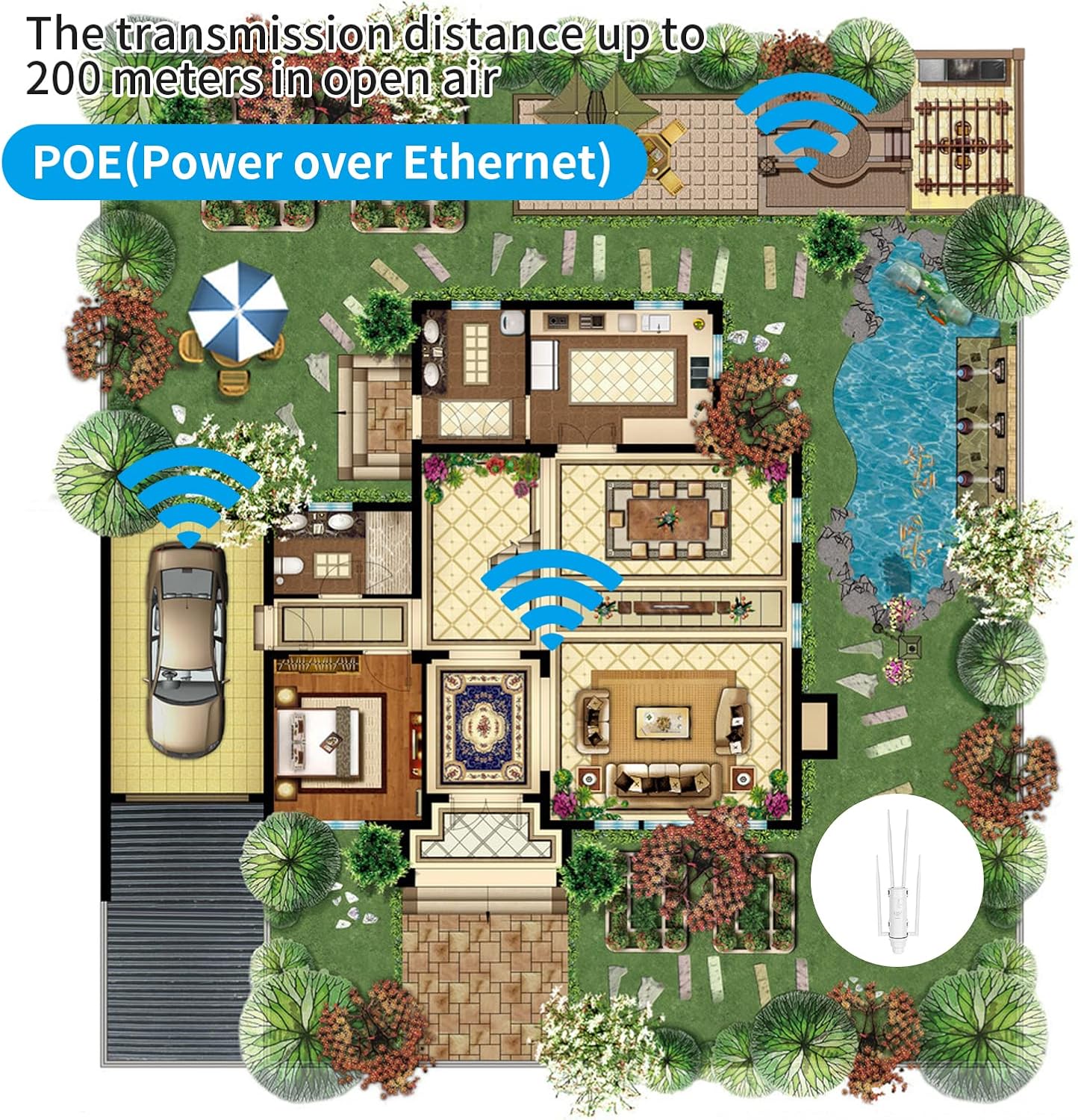 Flashowl AC1200 - Punto di Accesso Wireless Esterno - immagine 2