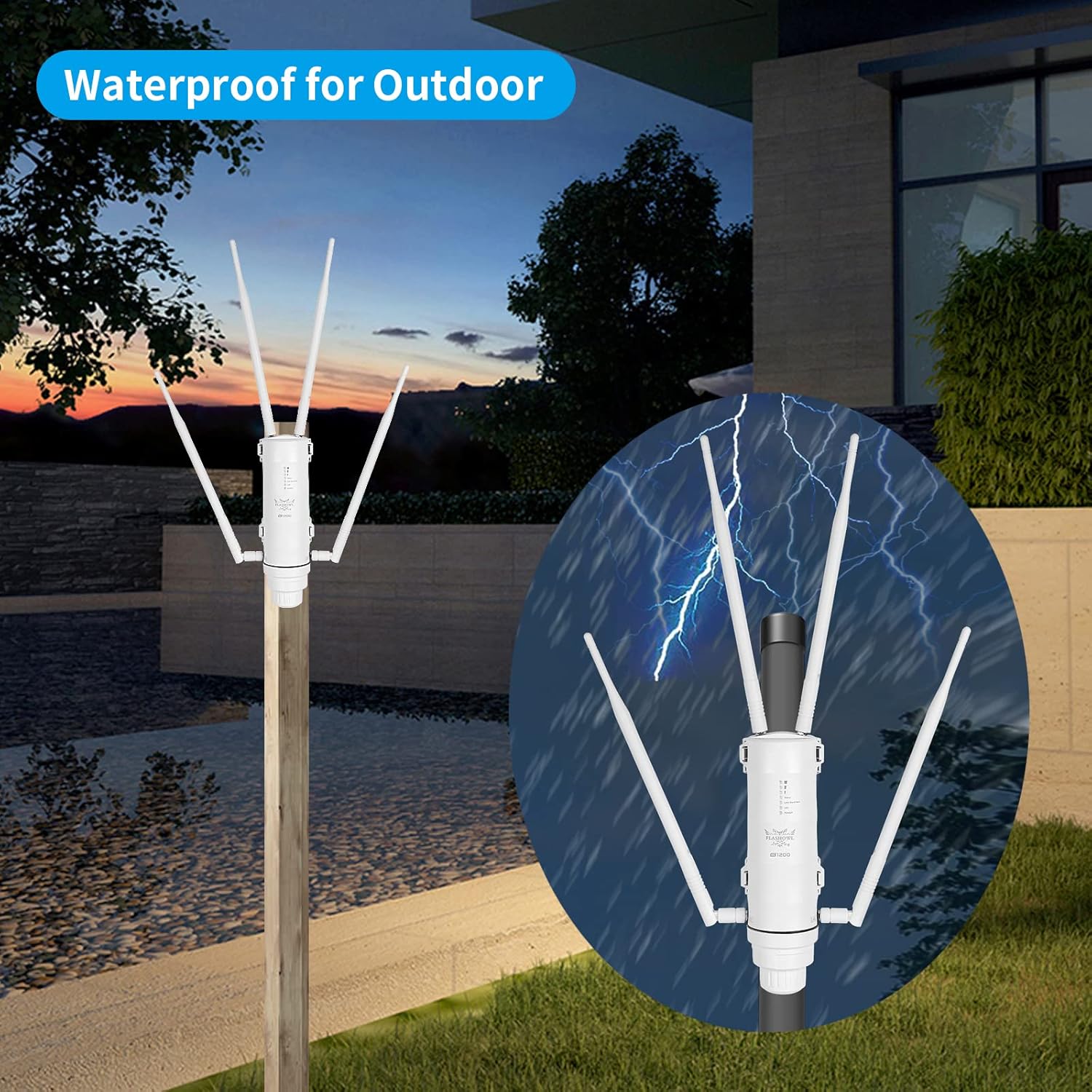 Flashowl AC1200 - Punto di Accesso Wireless Esterno - immagine 5