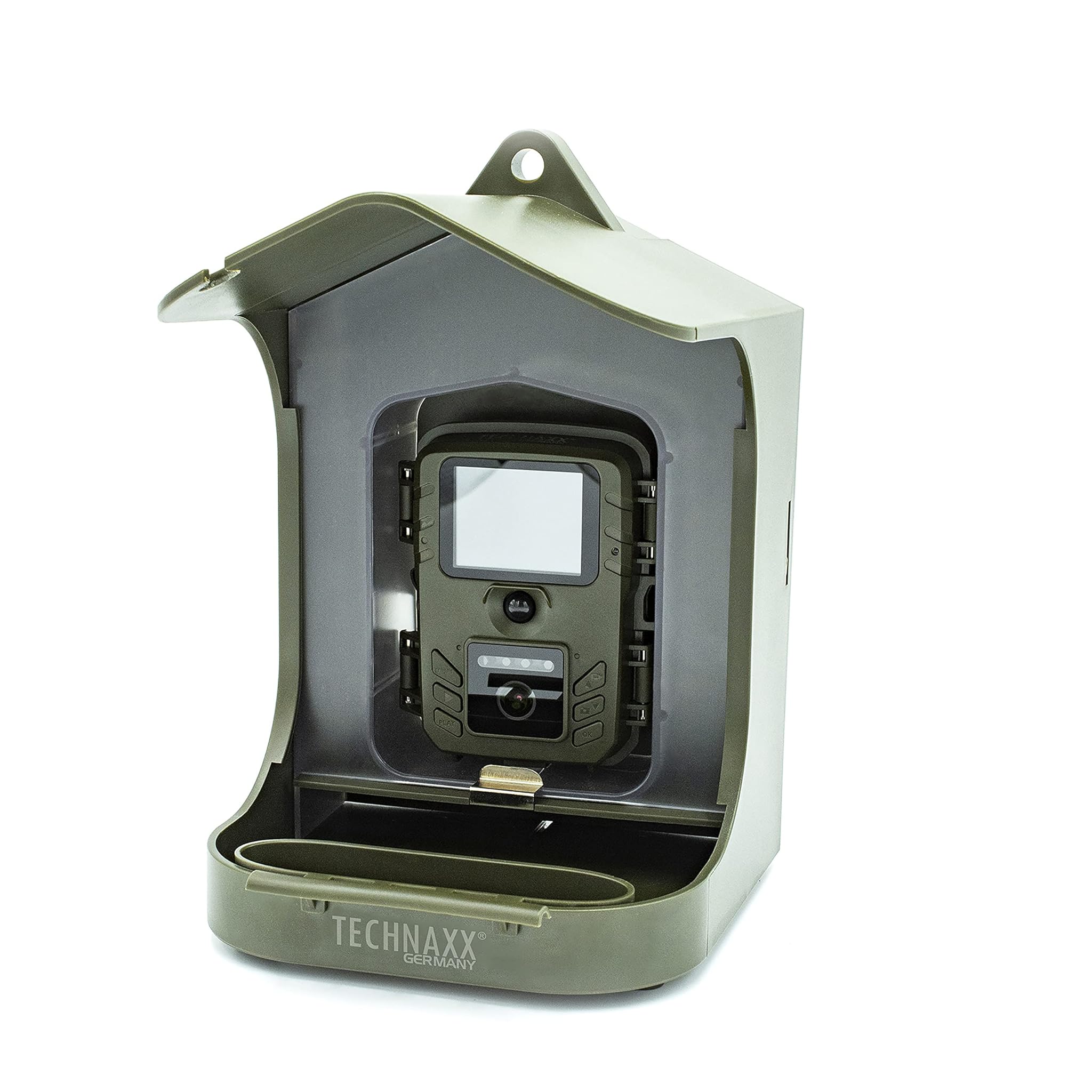 Technaxx Mangiatoia per Uccelli con Videocamera Full HD