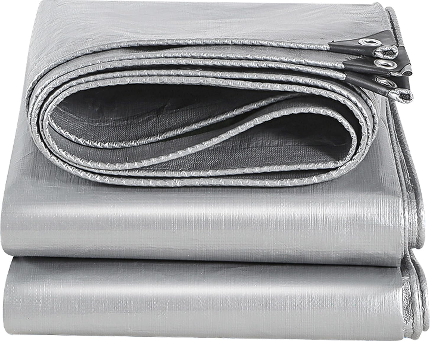 Telo Impermeabile Esterno - Polietilene - 1 x2m - Blu - 160 g/m²-Telo Sotto Piscina Fuori Terra-Copertura con Occhielli - Telone Robusto - Copertura Esterna - Telone da Giardino