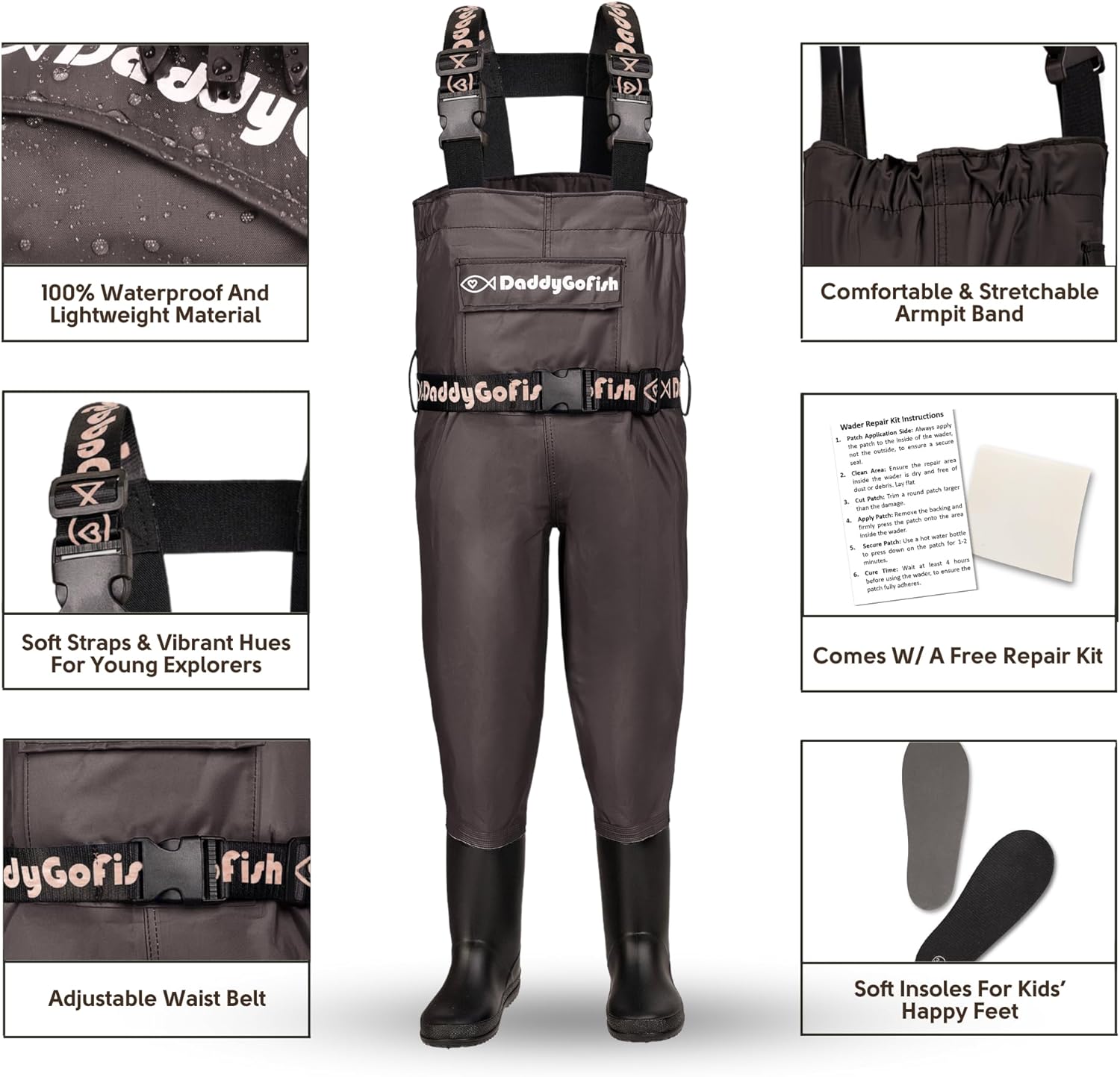 DaddyGoFish Waders per Pesca e Caccia - immagine 2