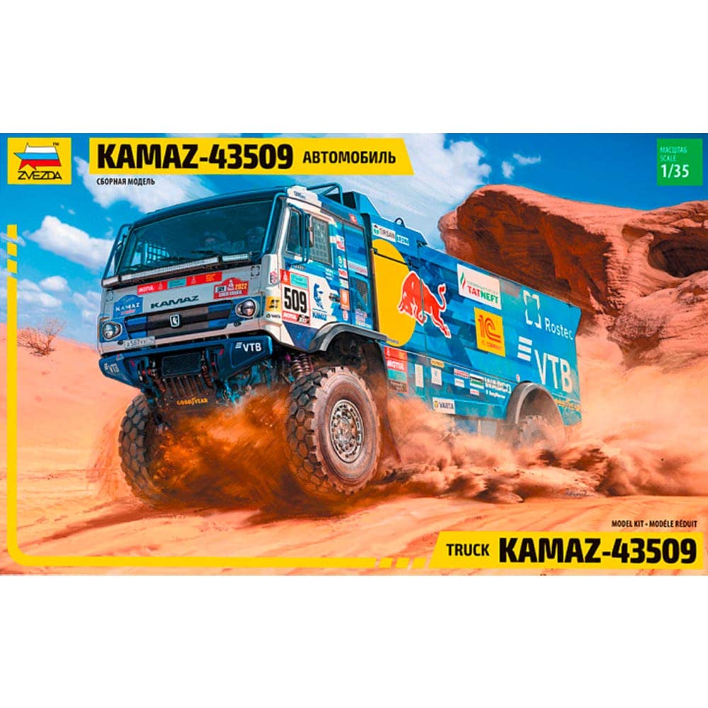 Zvezda 3657 - Kamaz-43509 Truck, Scala 1/35