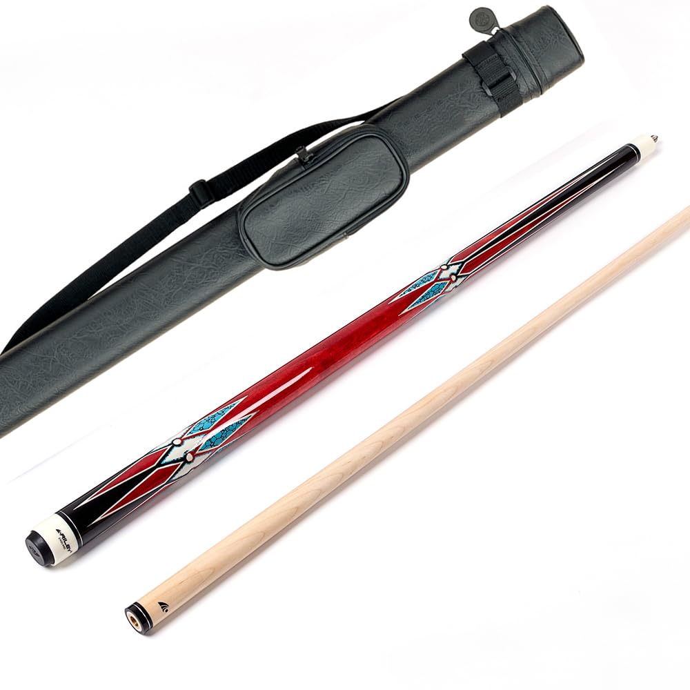 Riley Stecca da Biliardo Americana 147cm con Custodia