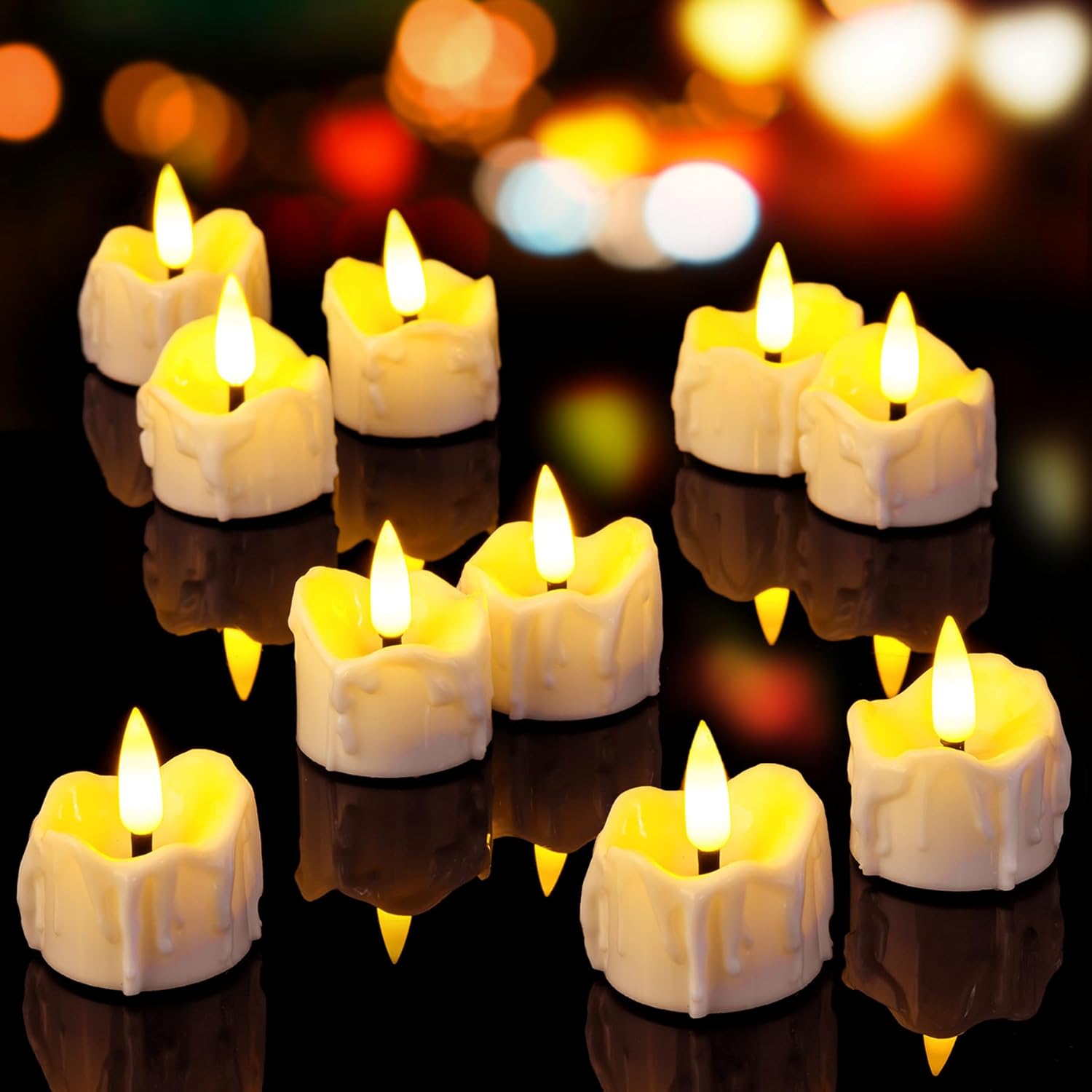 Confezione 48 Lumini LED a Batteria con Timer - immagine 1