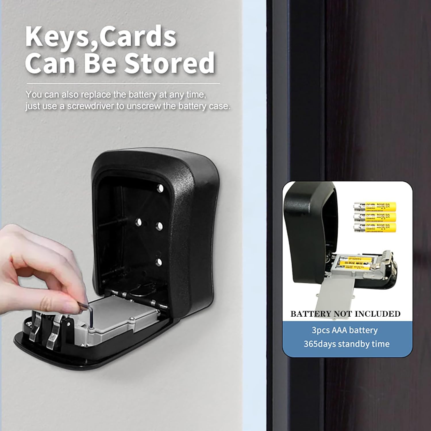 Newfun Cassetta Chiavi con Codice e APP - immagine 4