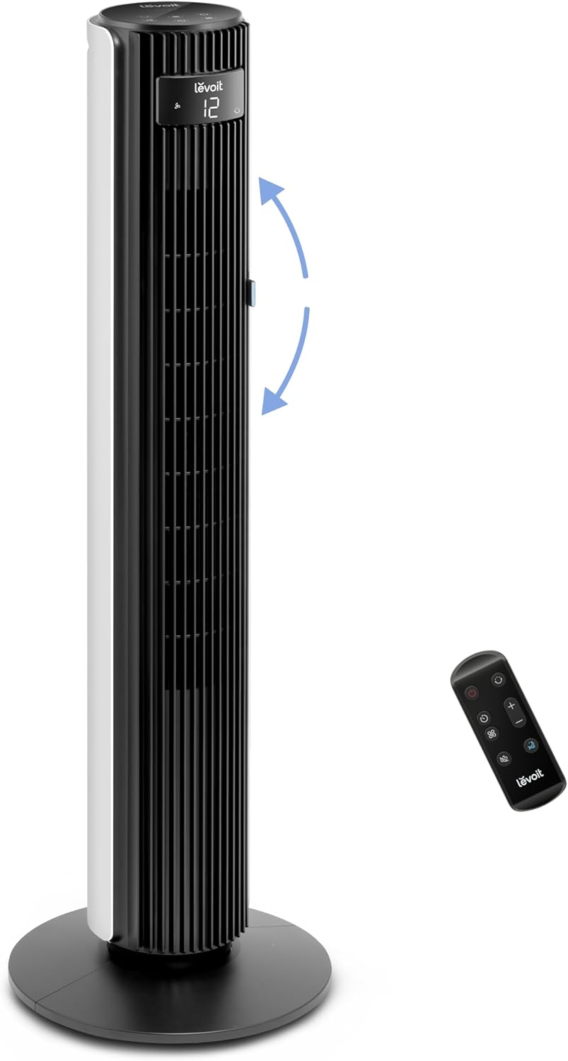 Levoit Ventilatore a Torre 108cm Silenzioso e Potente
