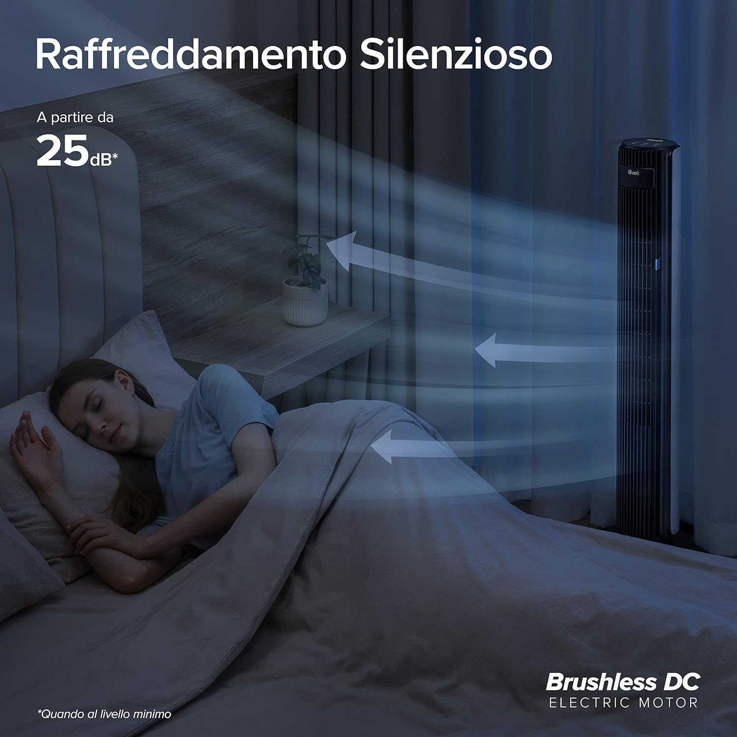 Levoit Ventilatore a Torre 108cm Silenzioso e Potente - immagine 3