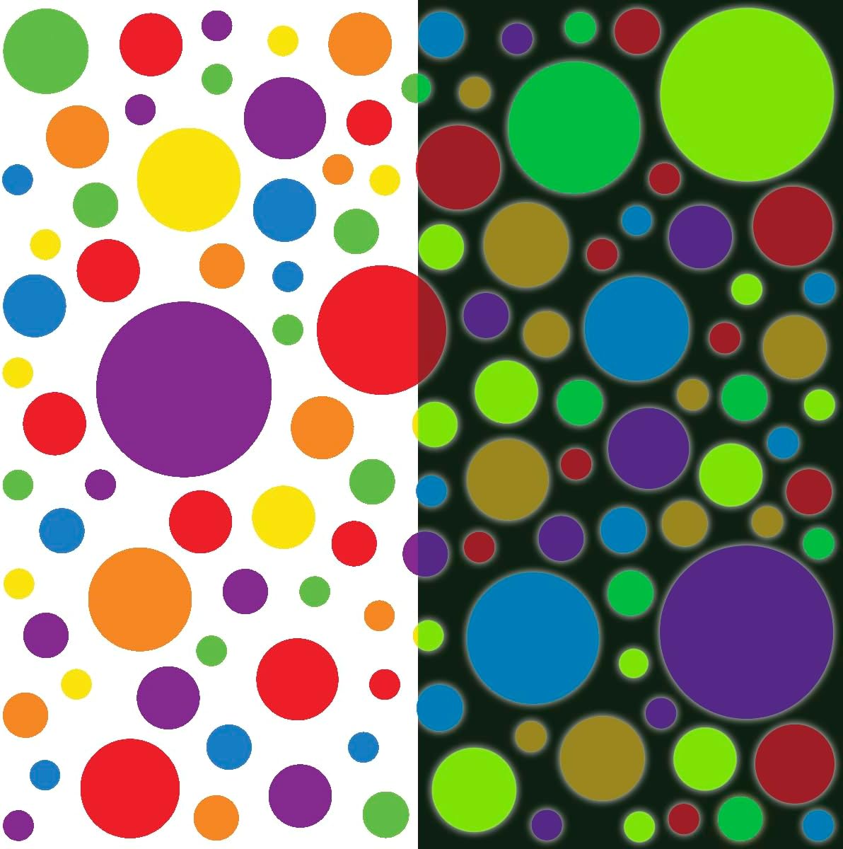 Ambiance Sticker Fosforescente Punti Multicolore - immagine 2