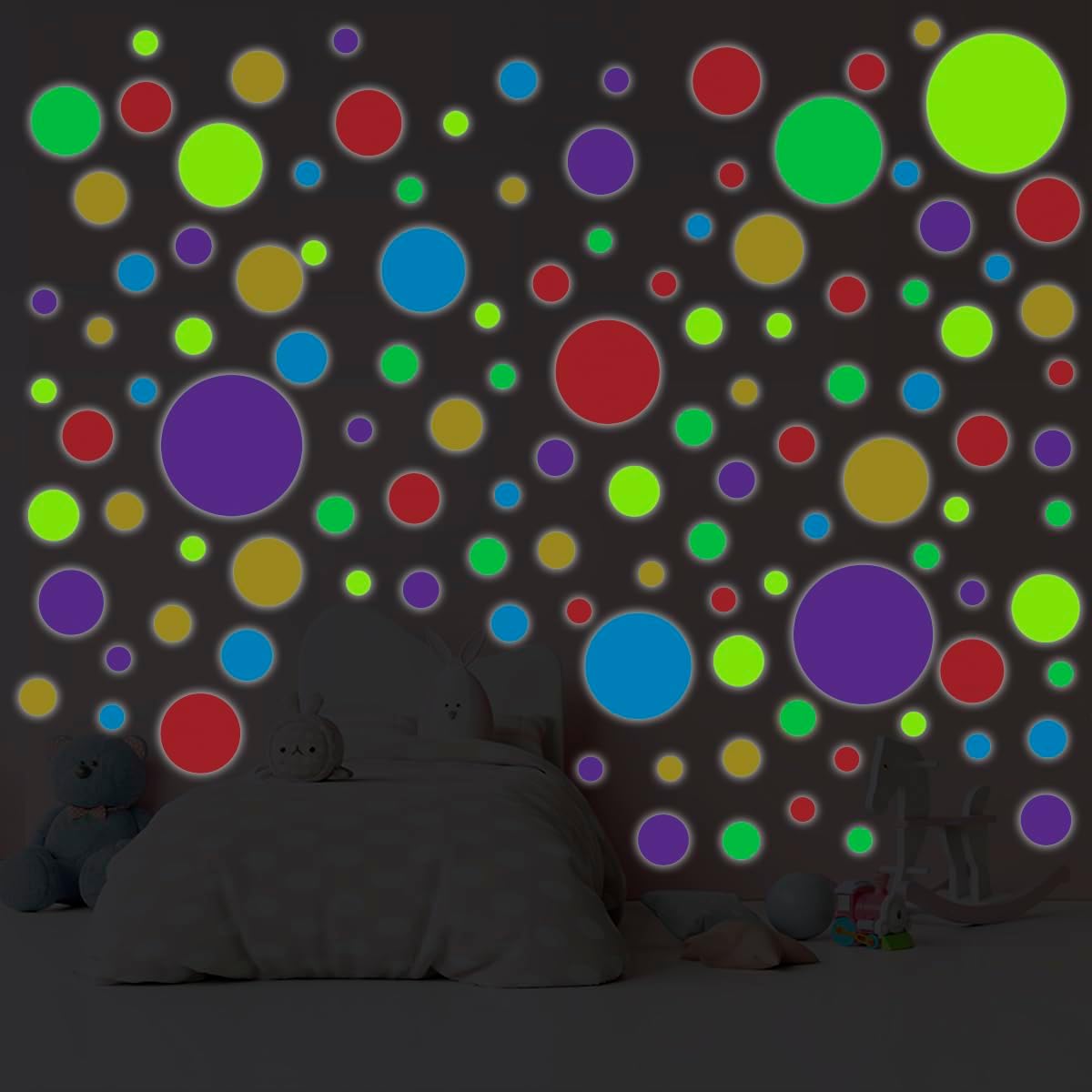 Ambiance Sticker Fosforescente Punti Multicolore - immagine 6