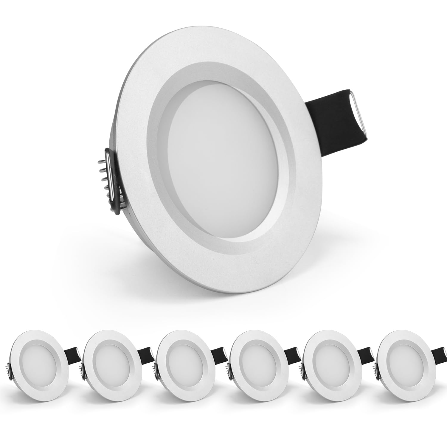 Gr4tec Faretti LED Incasso 12V 3W (6 pz) Bianco Caldo