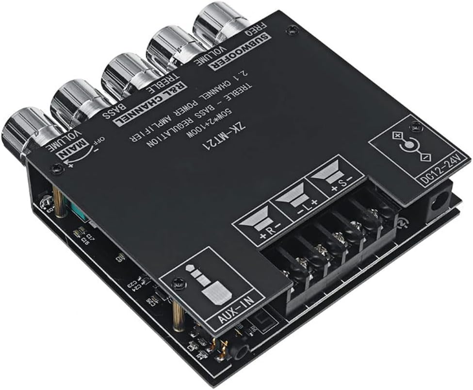 WANGCL Modulo Amplificatore Audio ZK-MT21 2.1 Canali - immagine 2