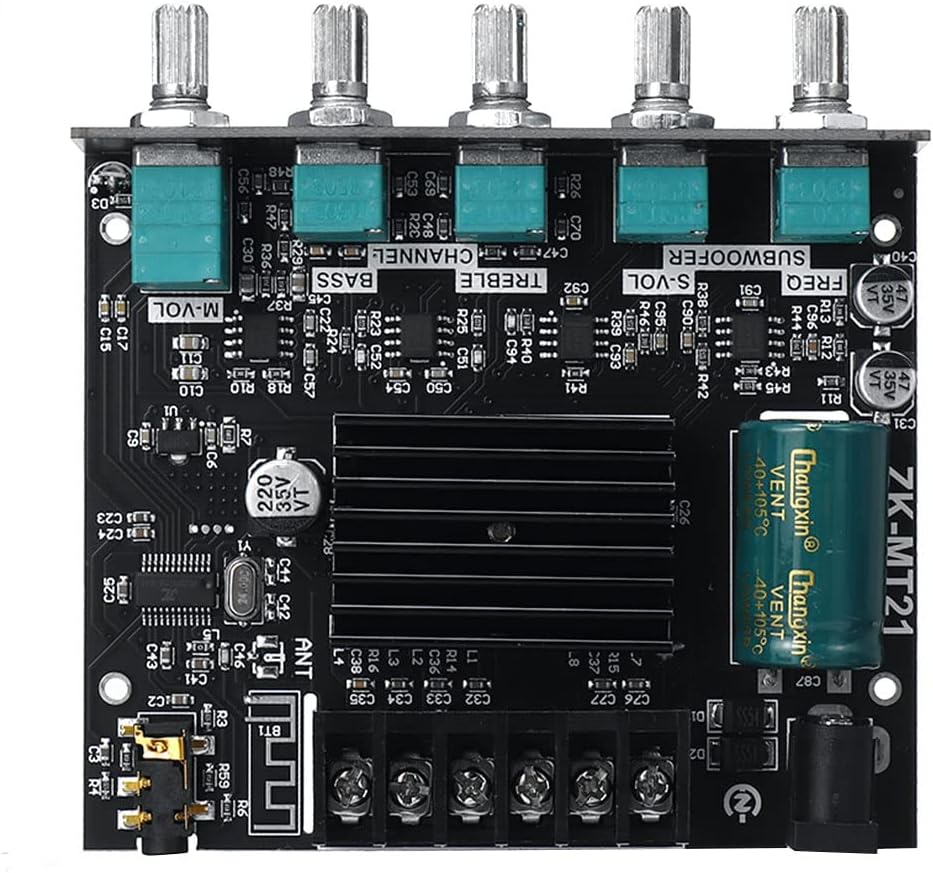 WANGCL Modulo Amplificatore Audio ZK-MT21 2.1 Canali - immagine 3