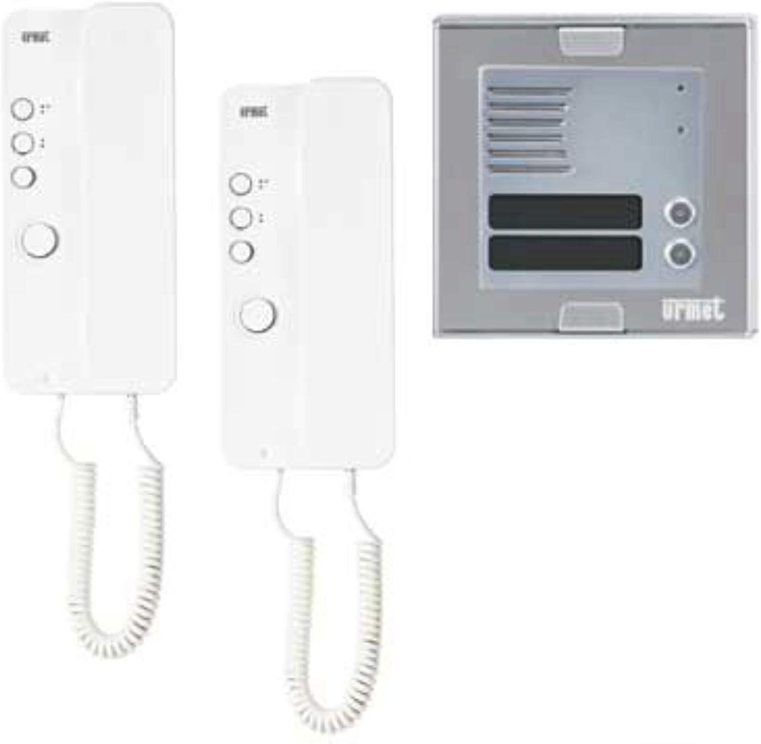 Urmet Pulsantiera con 2 Dispositivi di Ricezione, Bianco