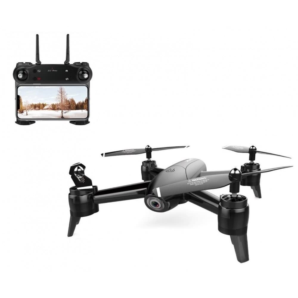 Luxwallet SG-ProX 4K WiFi Drone con Telecamera, Nero