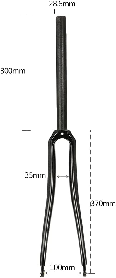 Forcella Bici da Strada in Fibra di Carbonio 700C - immagine 2