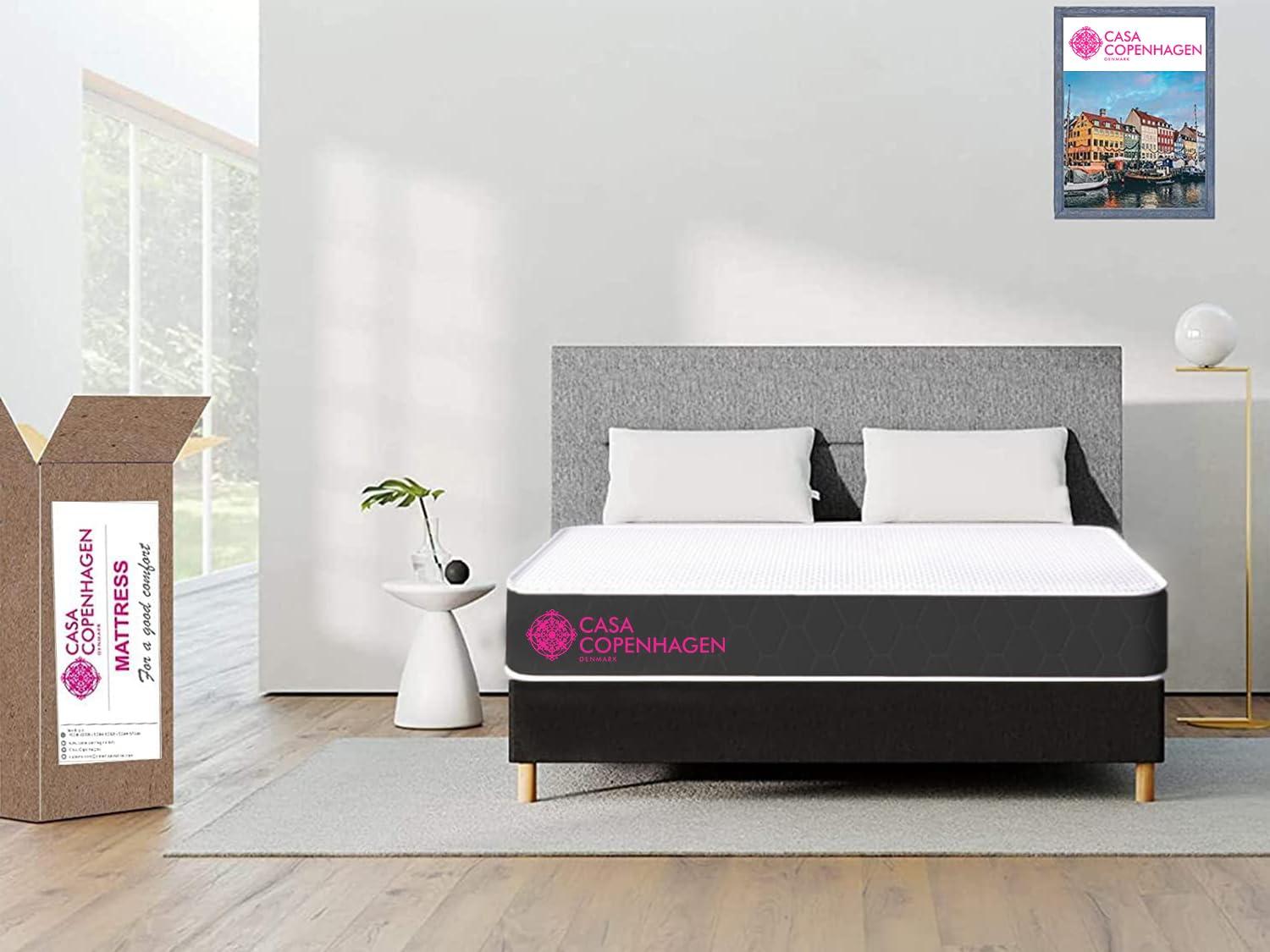 Casa Copenhagen Materasso Memory Foam 200x181cm