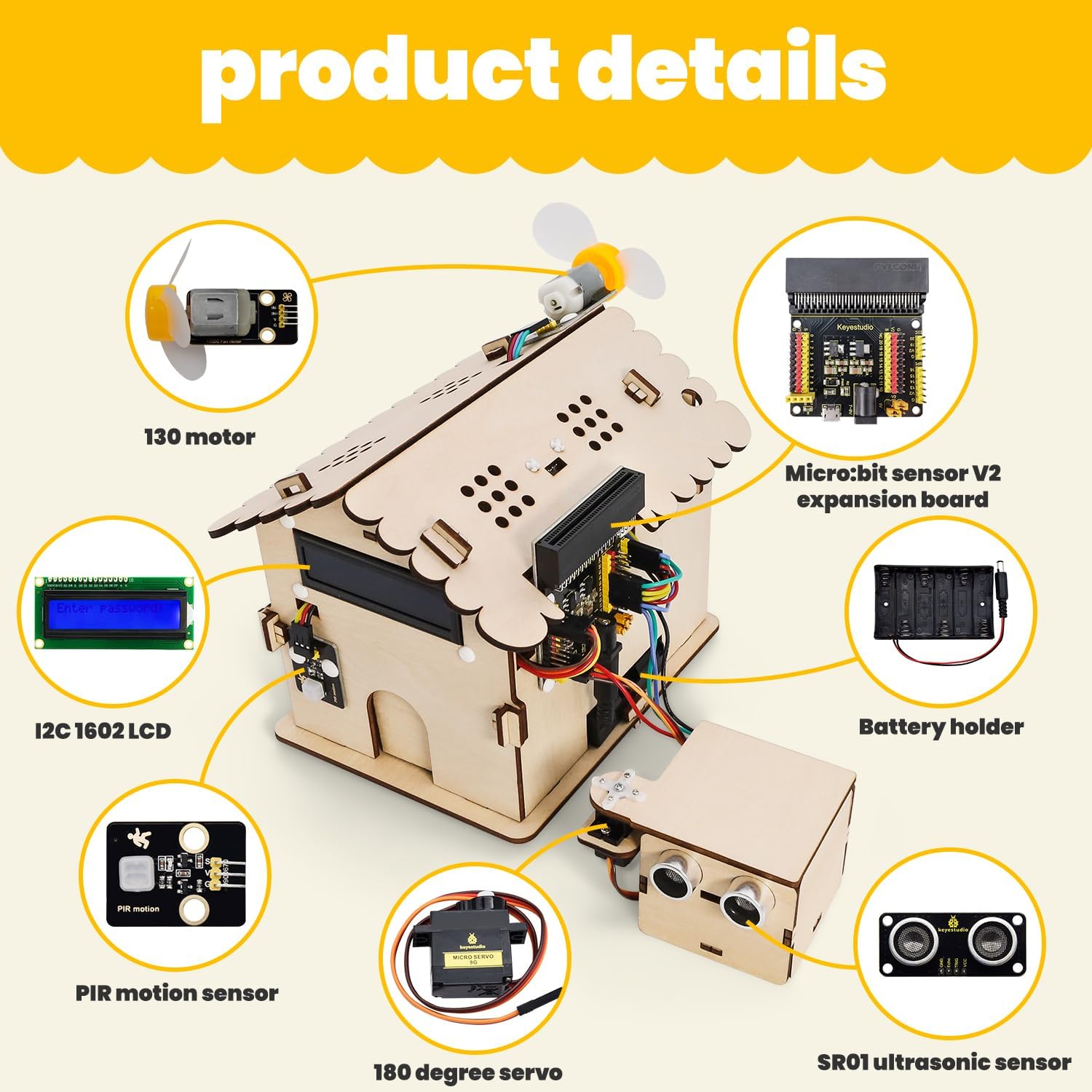 Keyestudio Kit Smart House per Micro:bit V2 - immagine 3