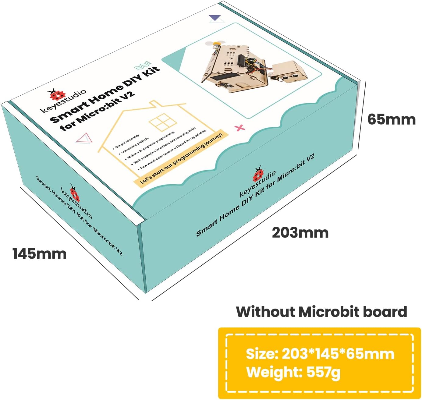 Keyestudio Kit Smart House per Micro:bit V2 - immagine 6