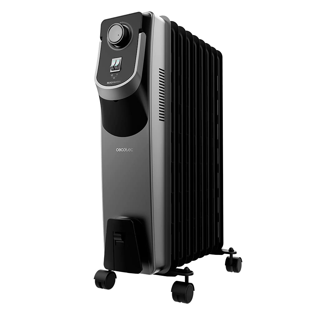 Cecotec Radiatore ad Olio ReadyWarm 9000 Space 360º Black