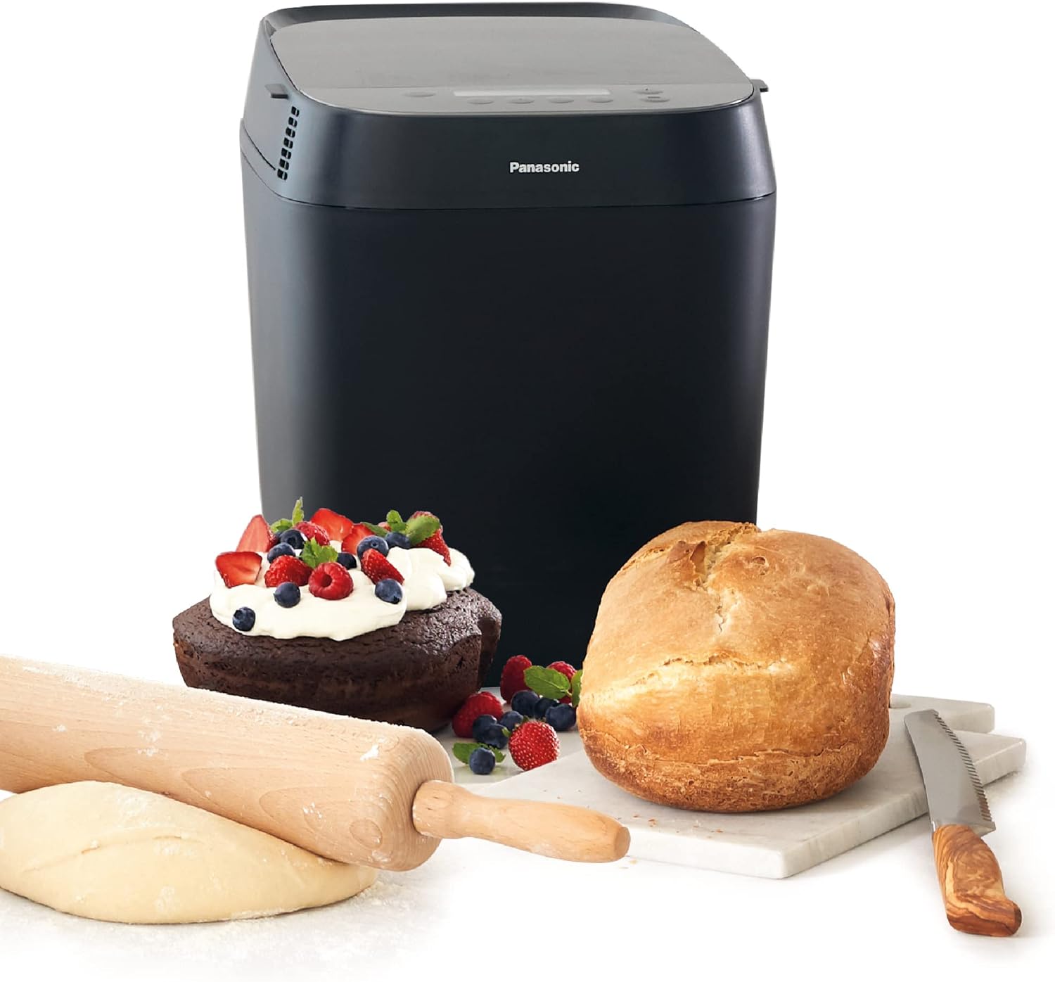 Panasonic SD-ZP2000WXE Macchina Pane Automatica, Nero - immagine 1