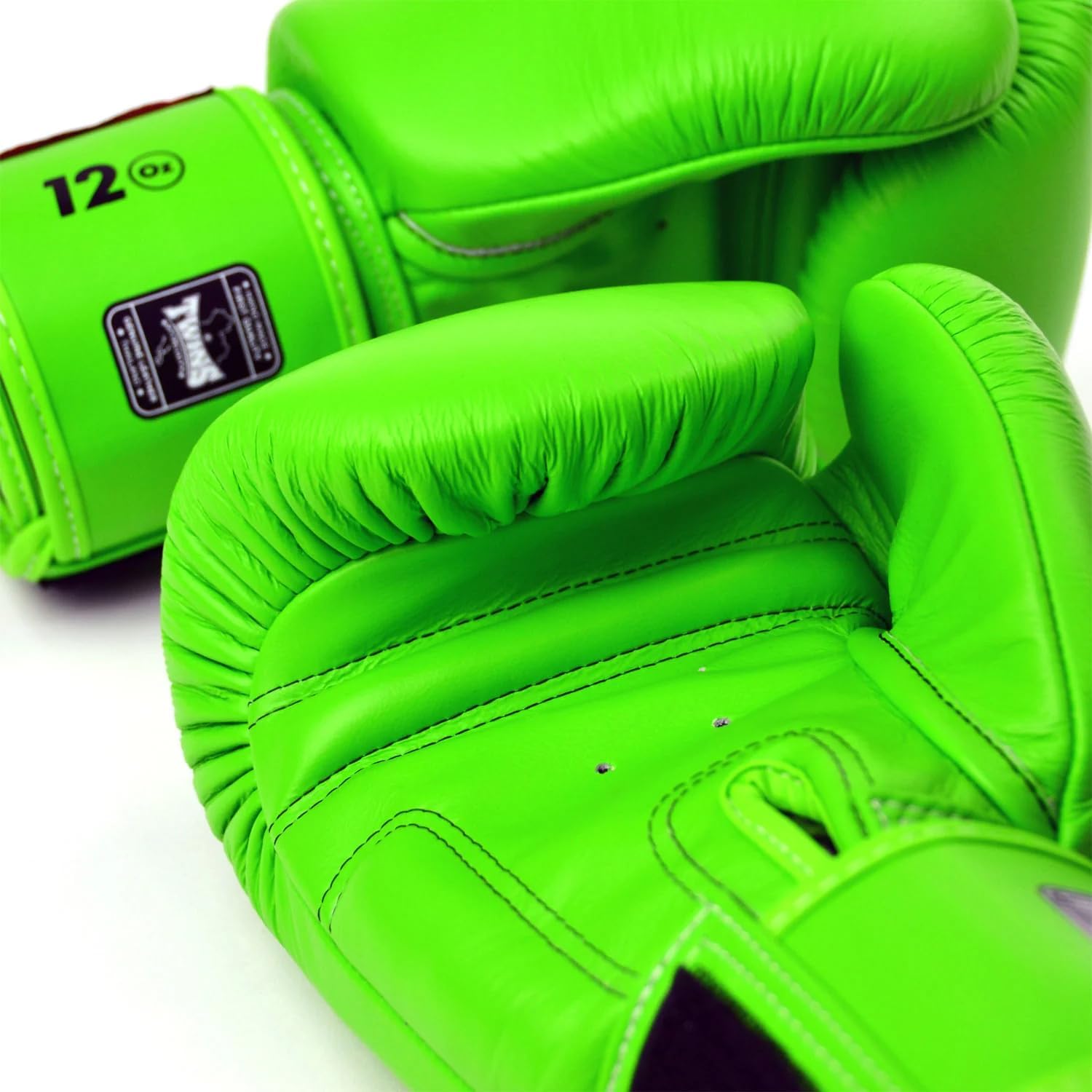 BGVL3 Twins - Guantoni da boxe verde lime, 340 g - immagine 2