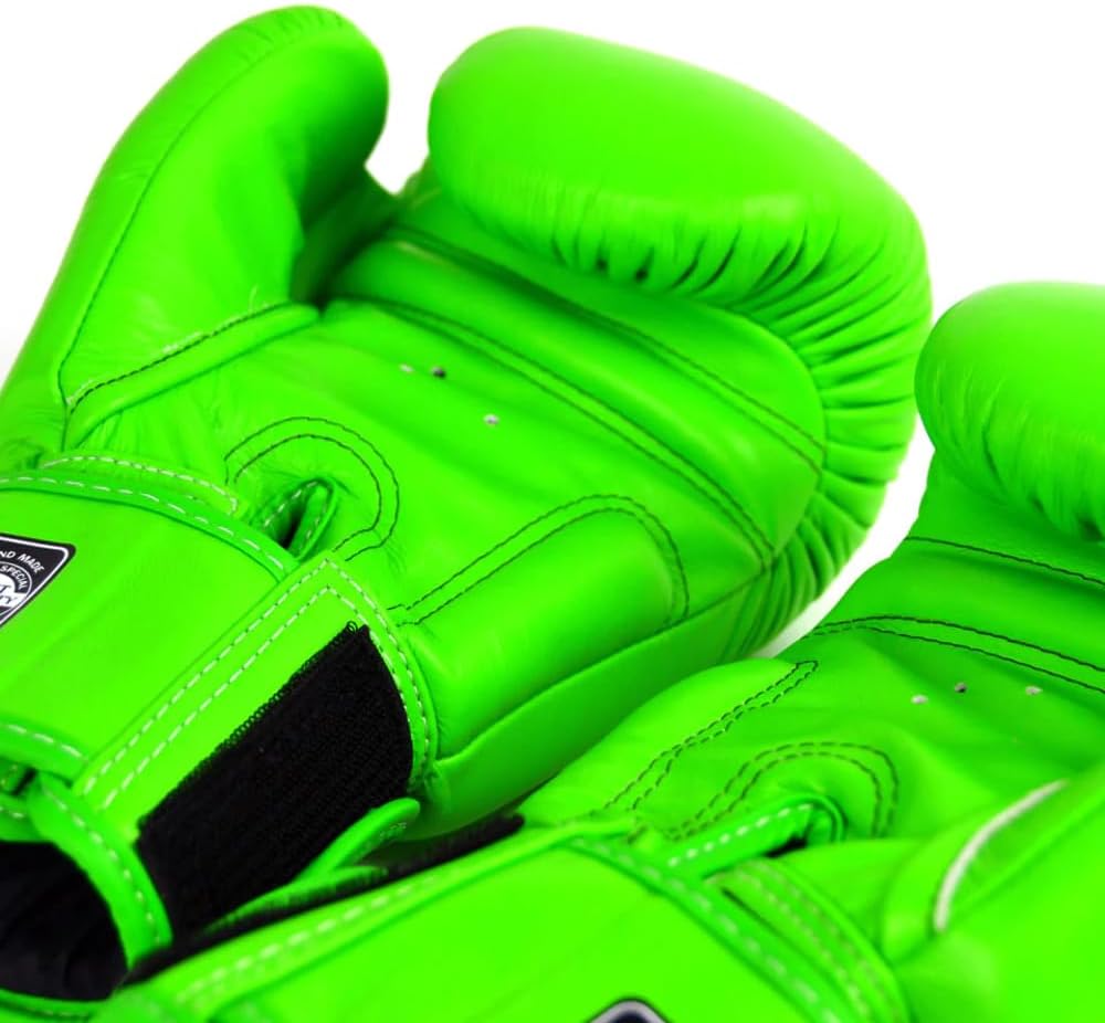 BGVL3 Twins - Guantoni da boxe verde lime, 340 g - immagine 3