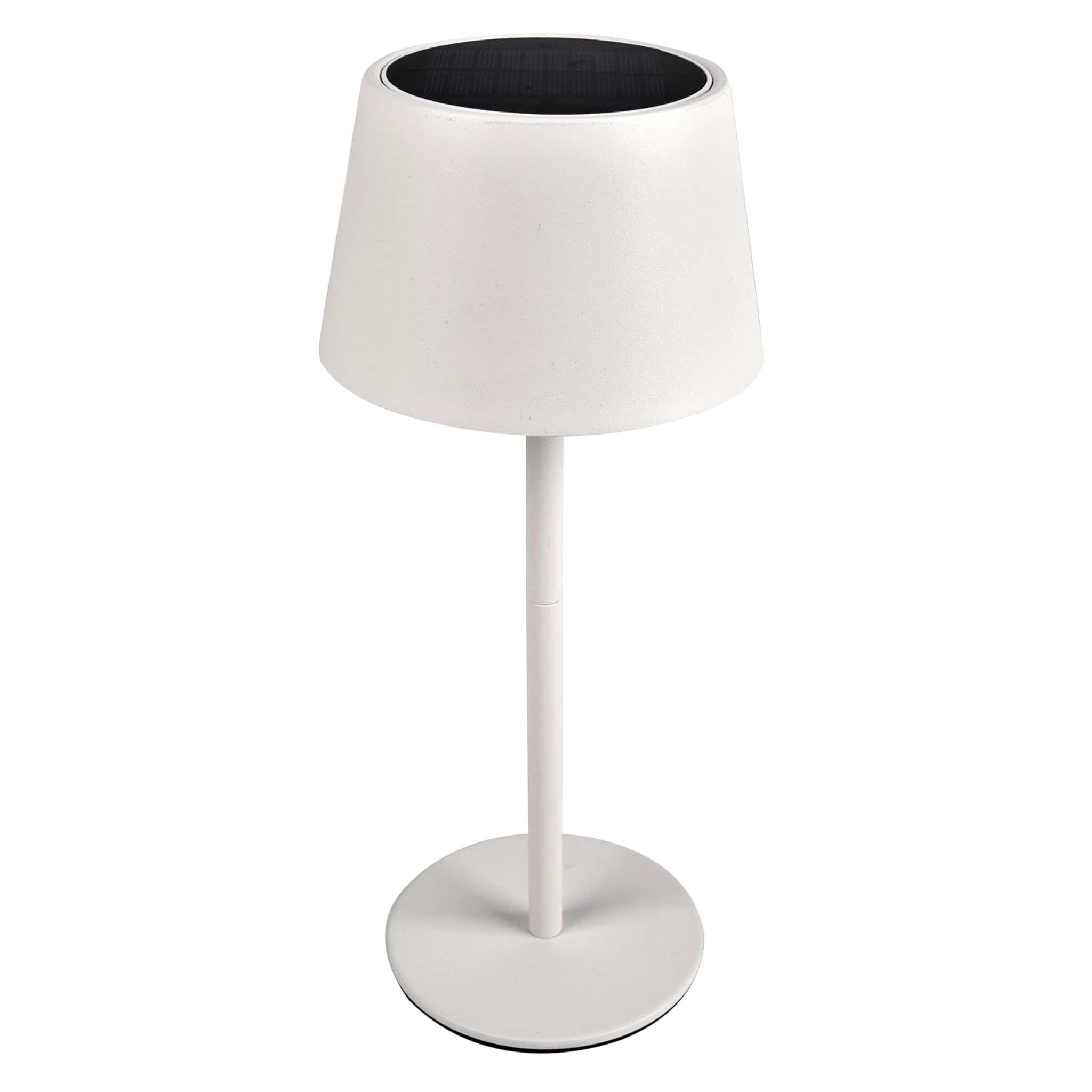 greenandco Lampada da Tavolo LED Solare, Bianca