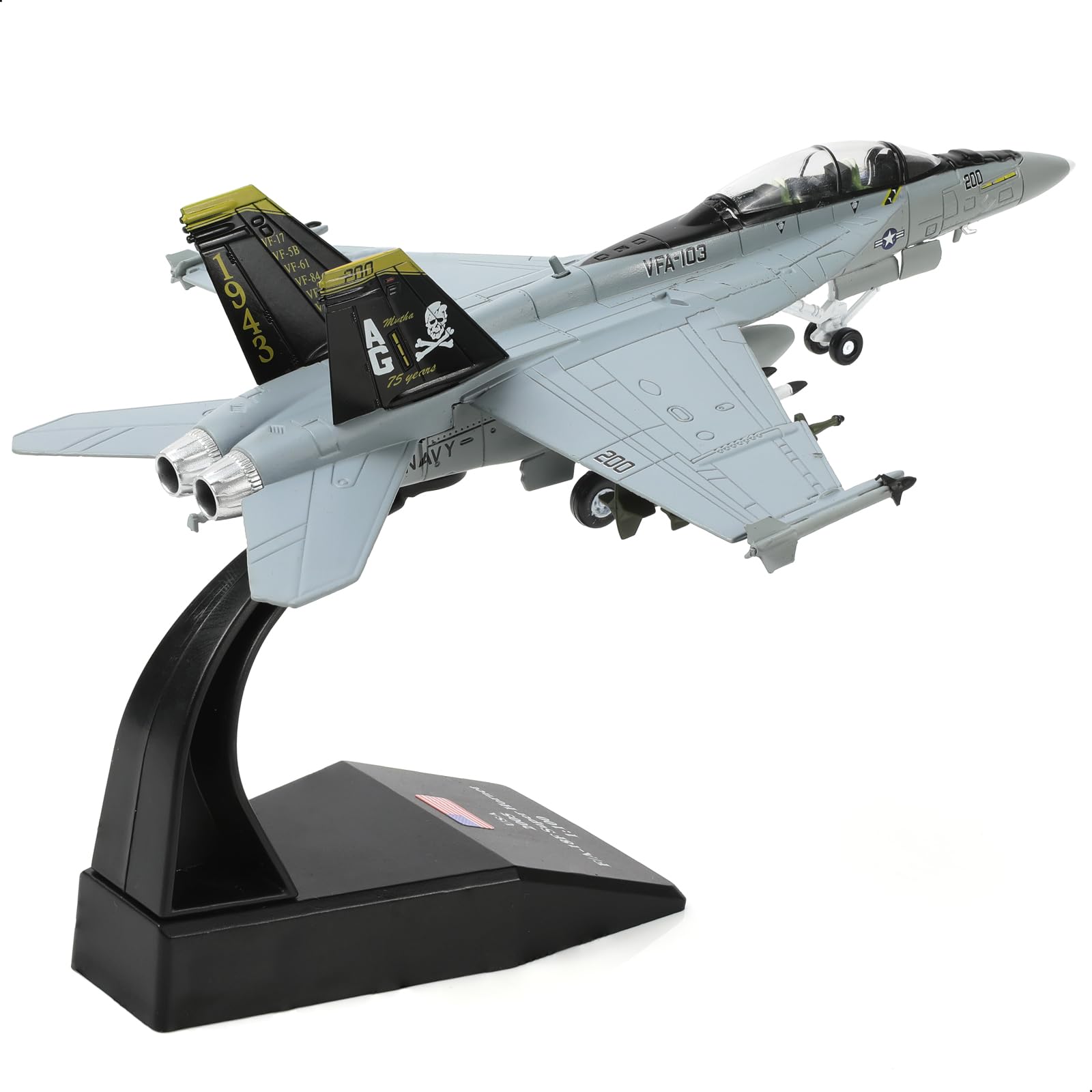 NUOTIE F/A-18 Super Hornet 1/100 Modello da Caccia