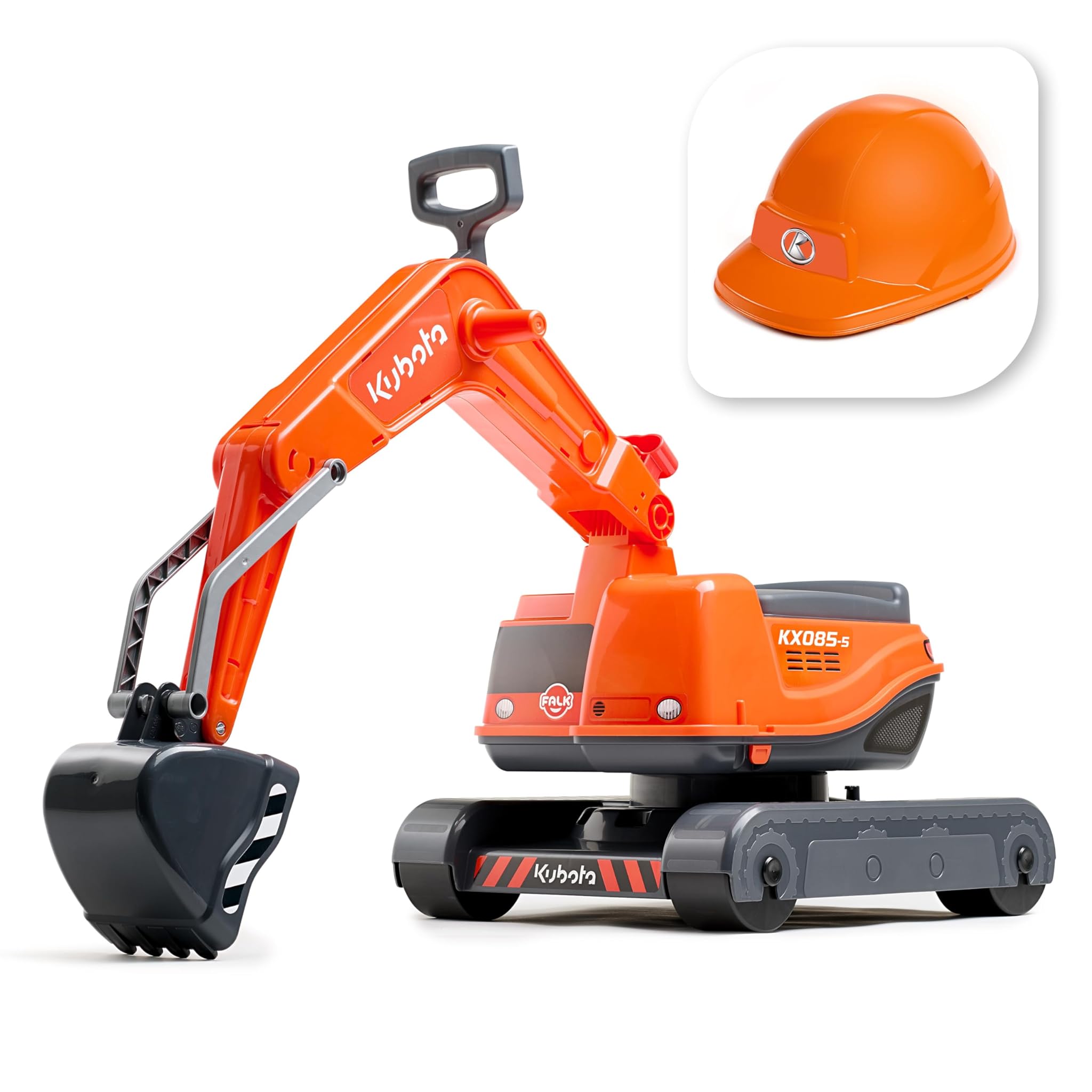 Falk - Escavatore Kubota per Bambini da 3 Anni