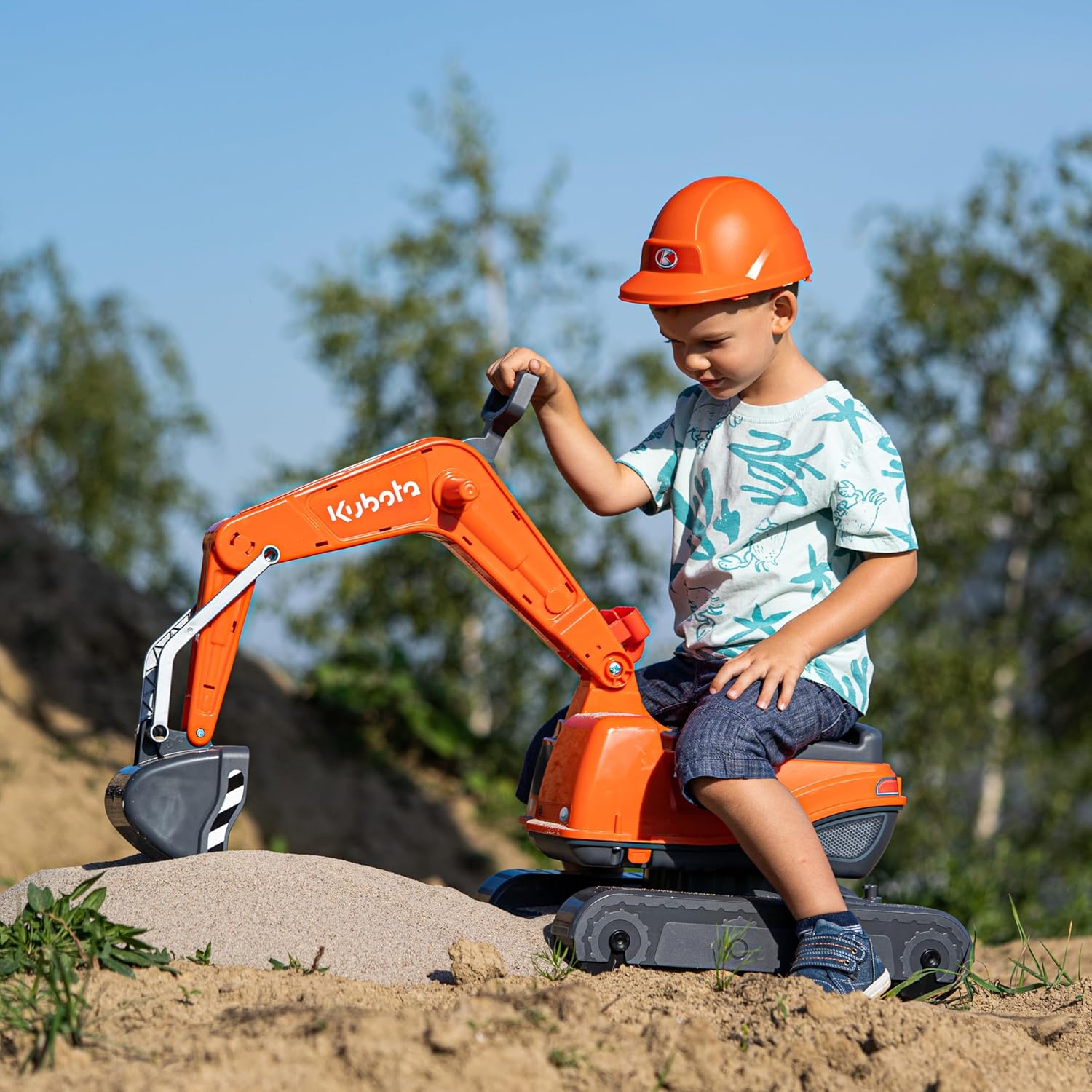 Falk - Escavatore Kubota per Bambini da 3 Anni - immagine 4