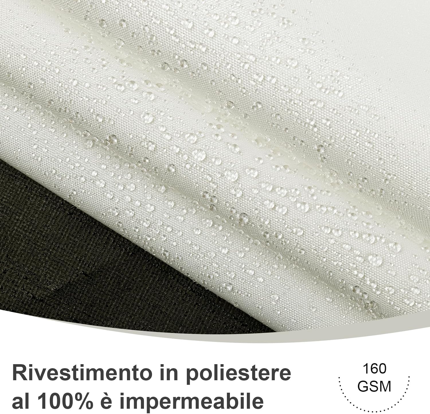 LOVE STORY Frangivista Balcone 90x800cm, Beige - immagine 3