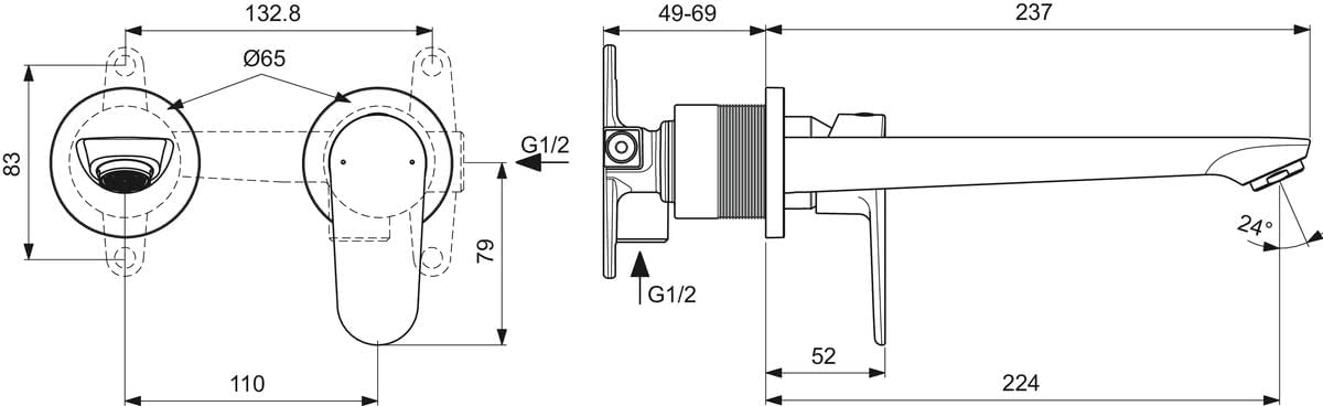 Ideal Standard Cerafine O Miscelatore Monocomando Lavabo - immagine 3