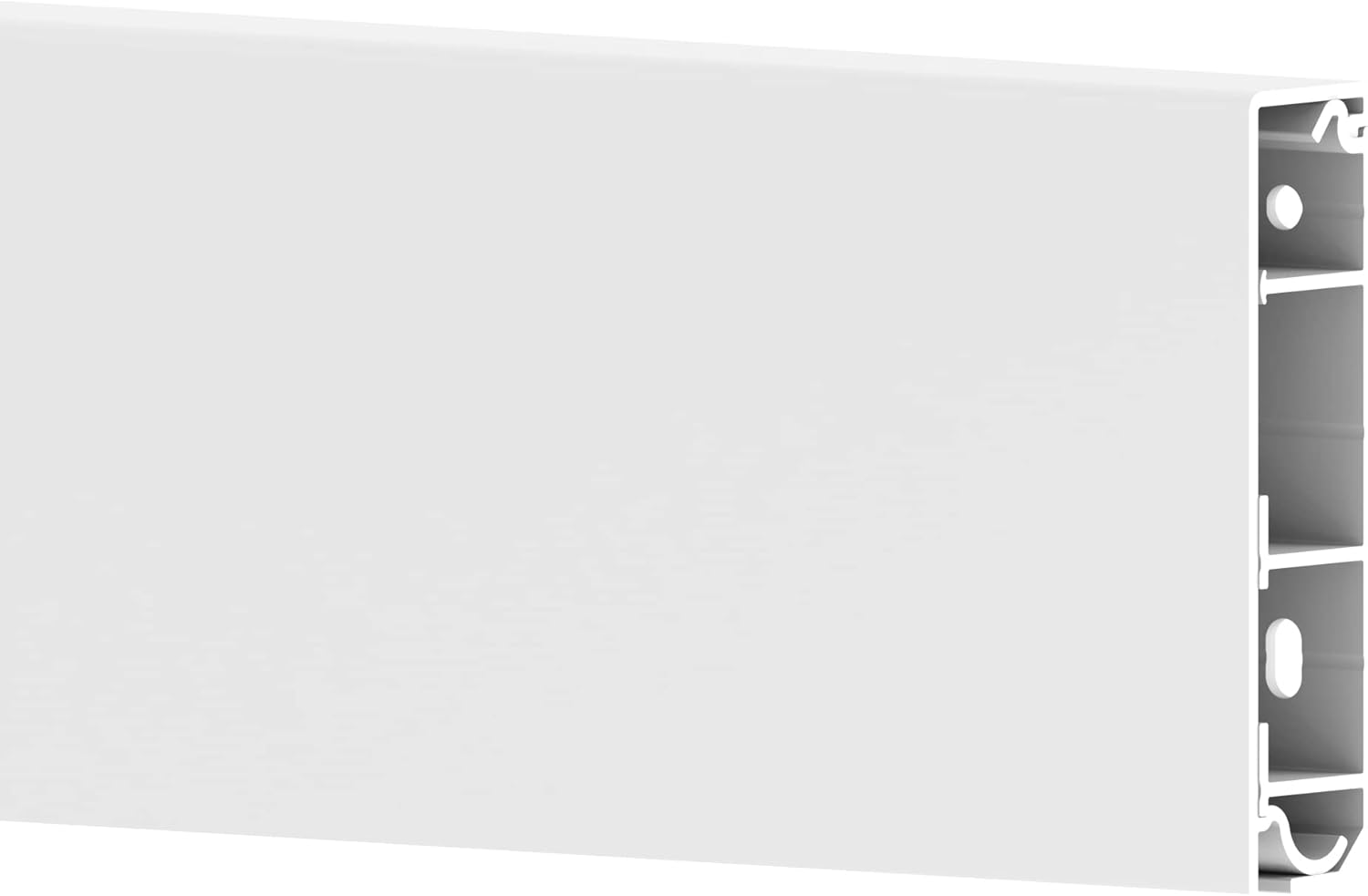 Cablecoach CC10034 Battiscopa, Bianco - immagine 2