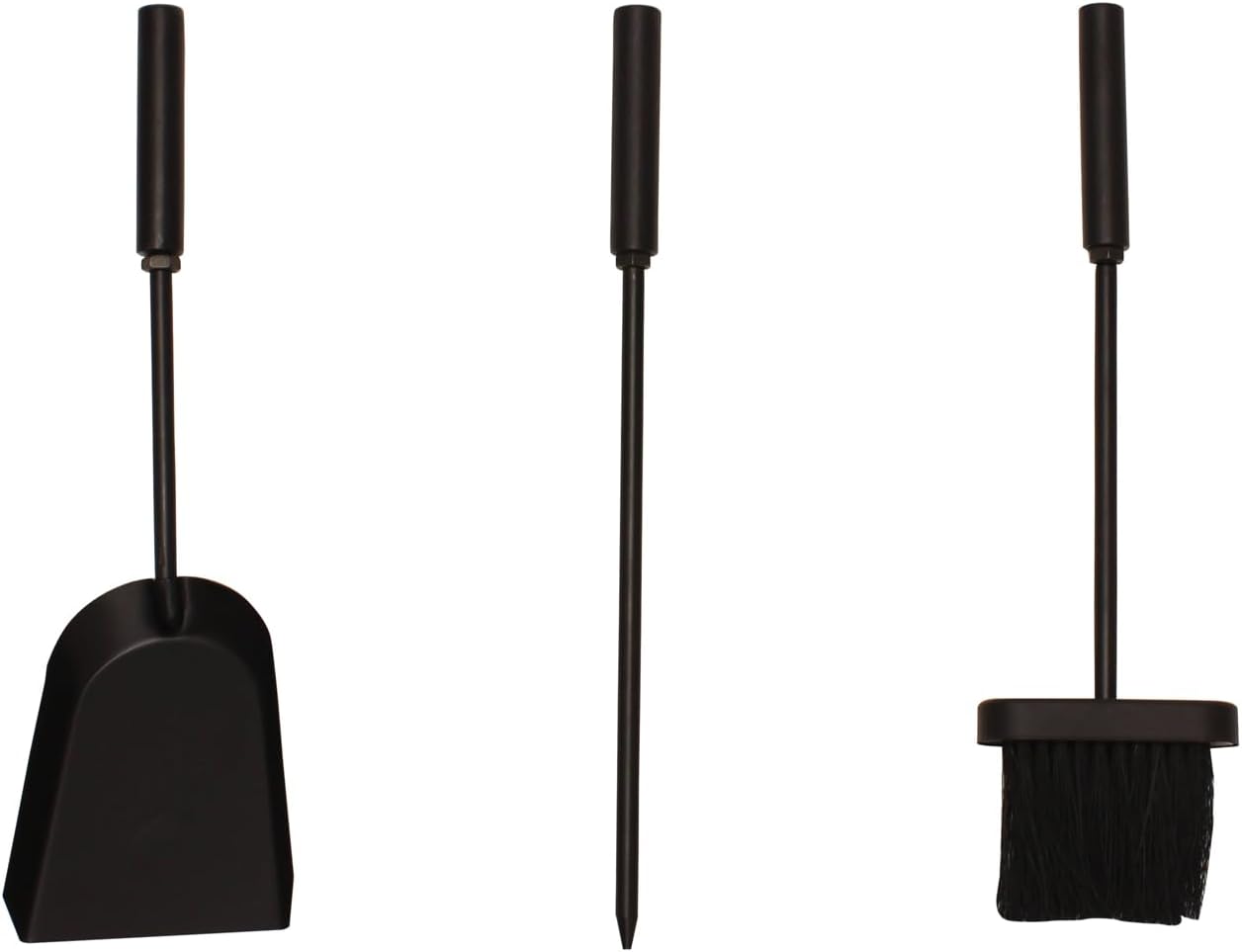 JVL Belmont Set Strumenti Fireside 3 Pezzi, Nero - immagine 3