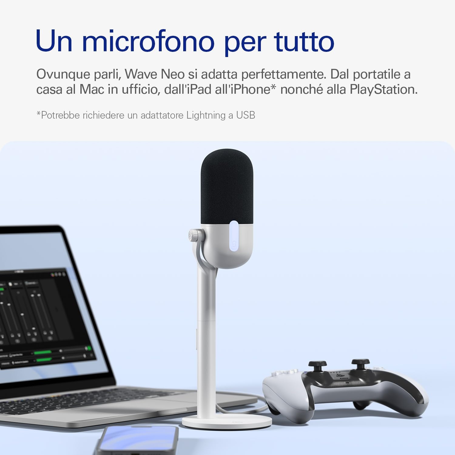 Elgato Wave Neo – Microfono a Condensatore USB - immagine 4