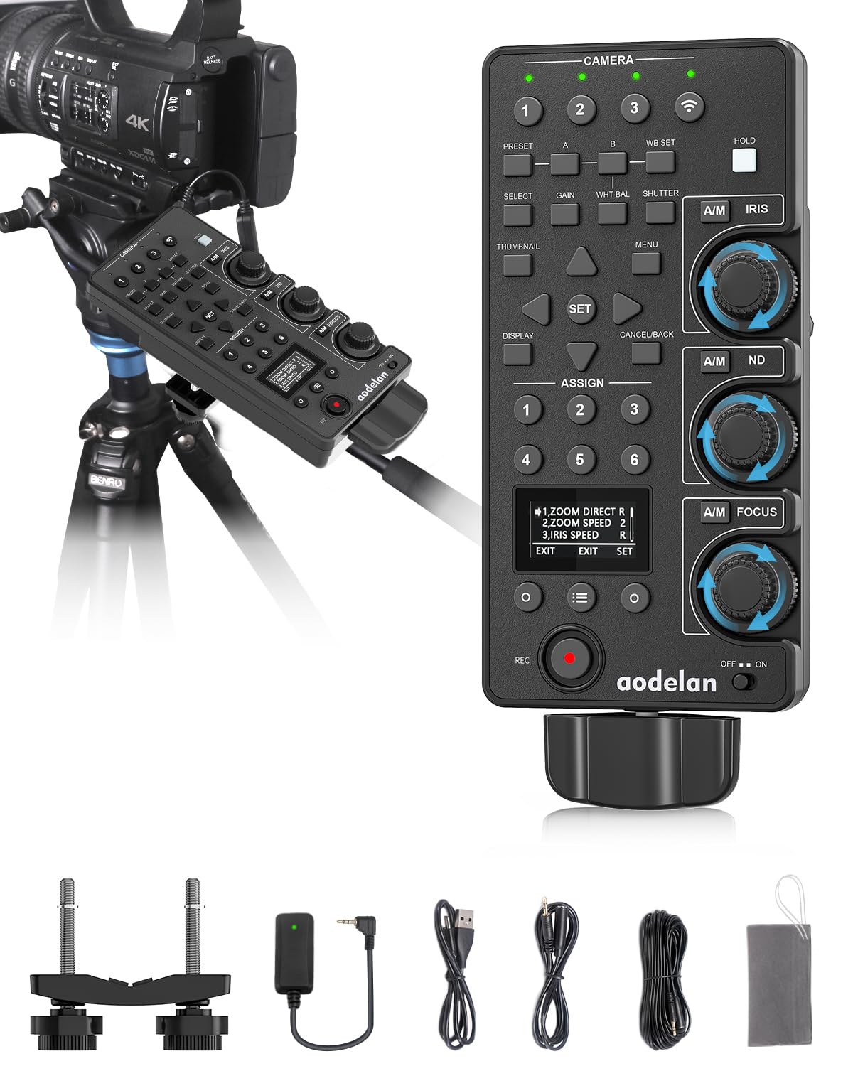 Wireless Camcorder Lanc Zoom Controller