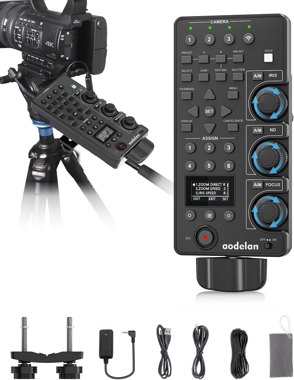 Wireless Camcorder Lanc Zoom Controller - immagine 1