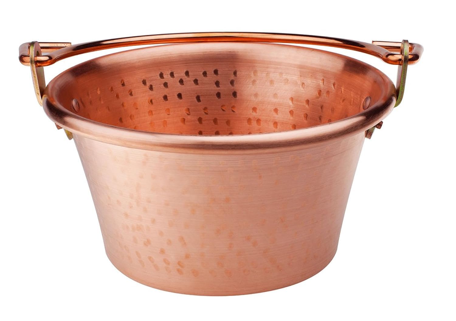 Pentole Agnelli COCM44M32 Paiolo con Manico ad Arco, Rame, 32 cm