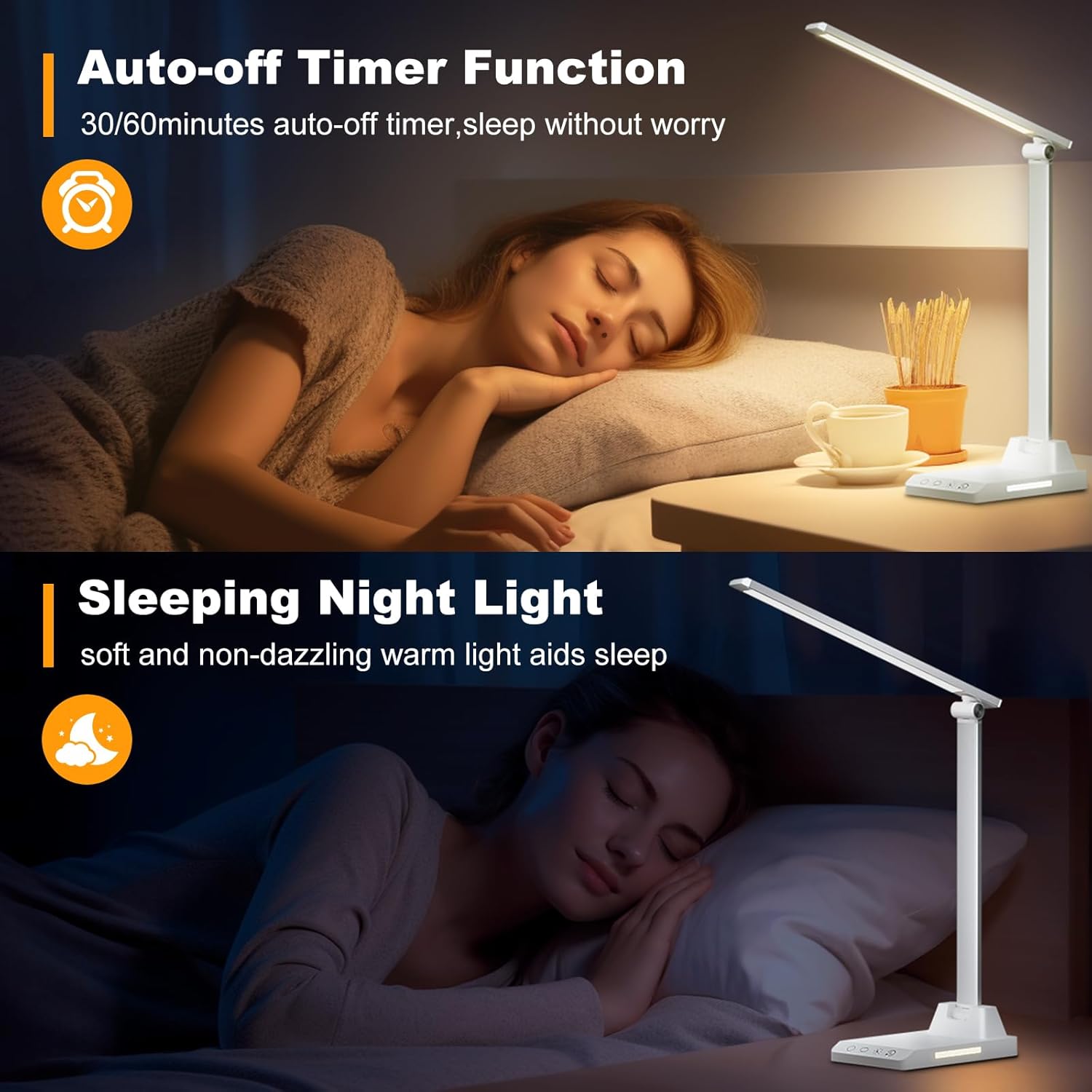 Lampada da Tavolo Senza Fili 2500mAh USB - immagine 5