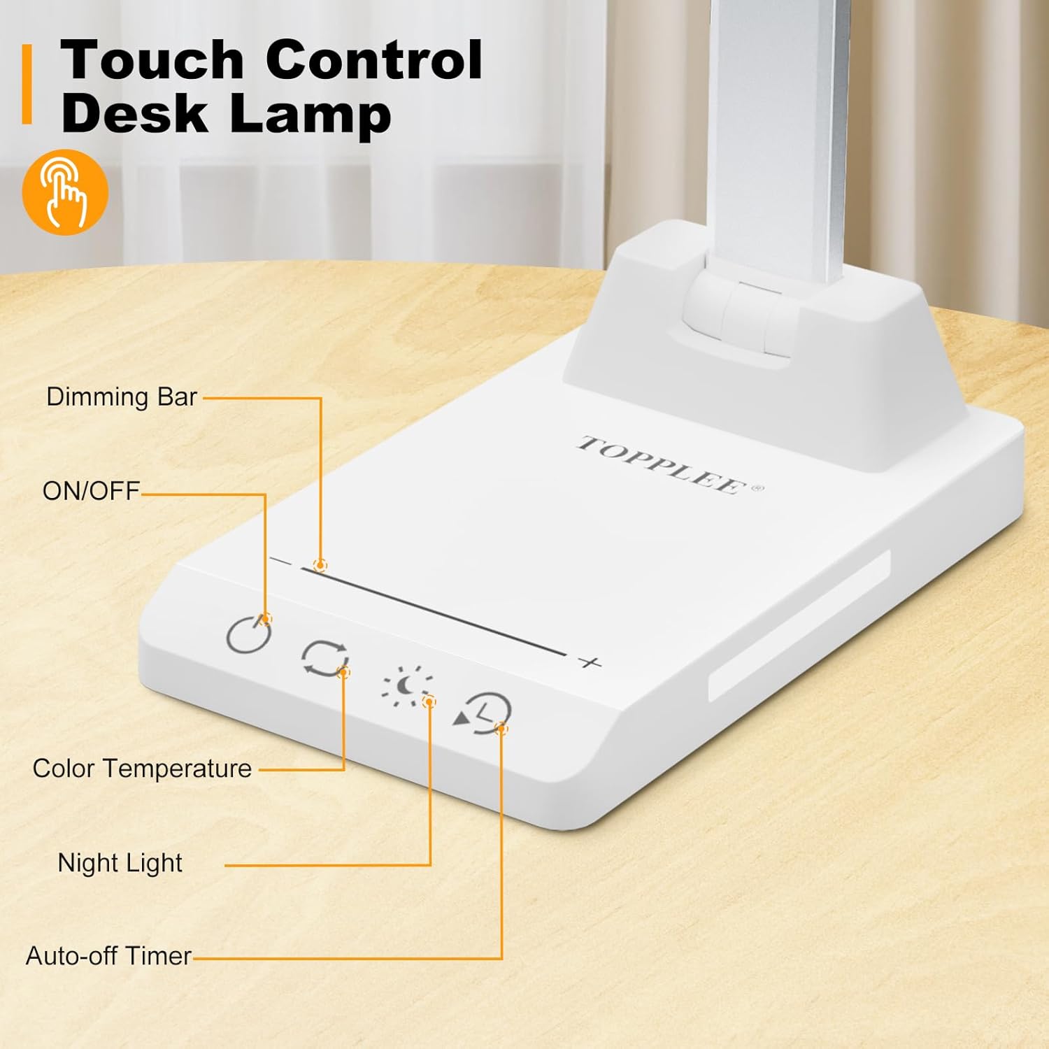 Lampada da Tavolo Senza Fili 2500mAh USB - immagine 6