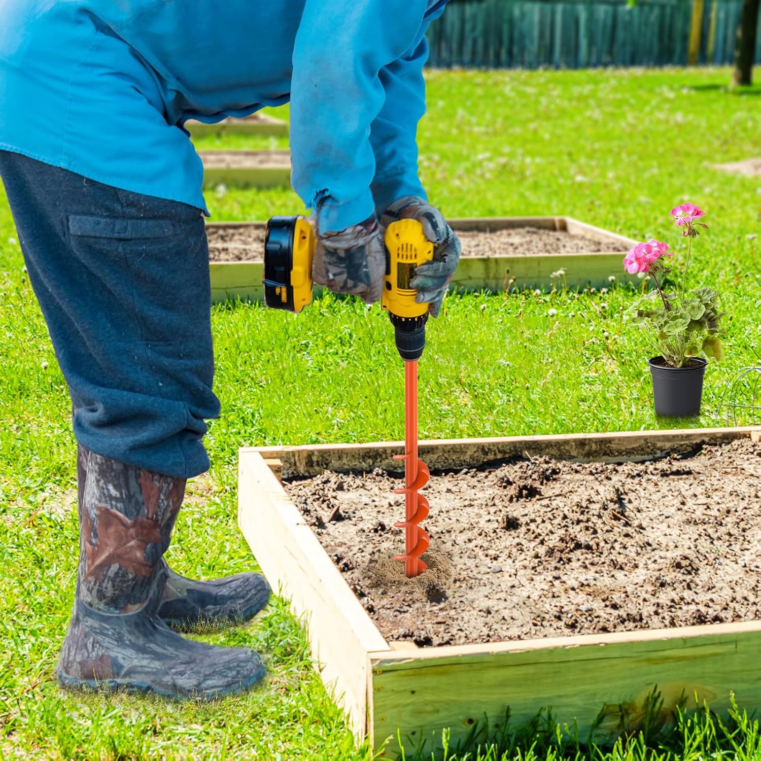 BeneLabel Punta per Trivella Giardino 61x10cm - immagine 2