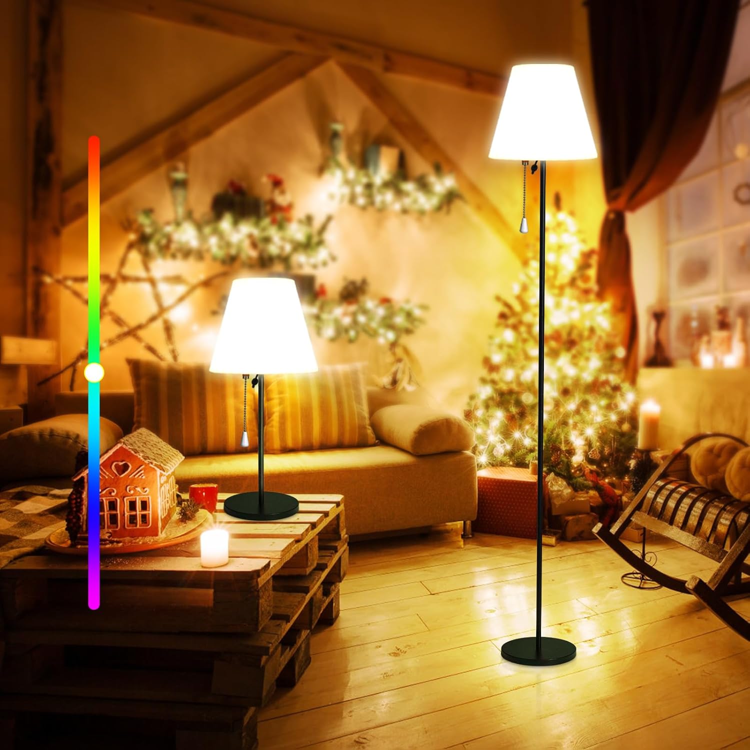 Lixada Lampada da terra solare per esterni, dimmerabile - immagine 1