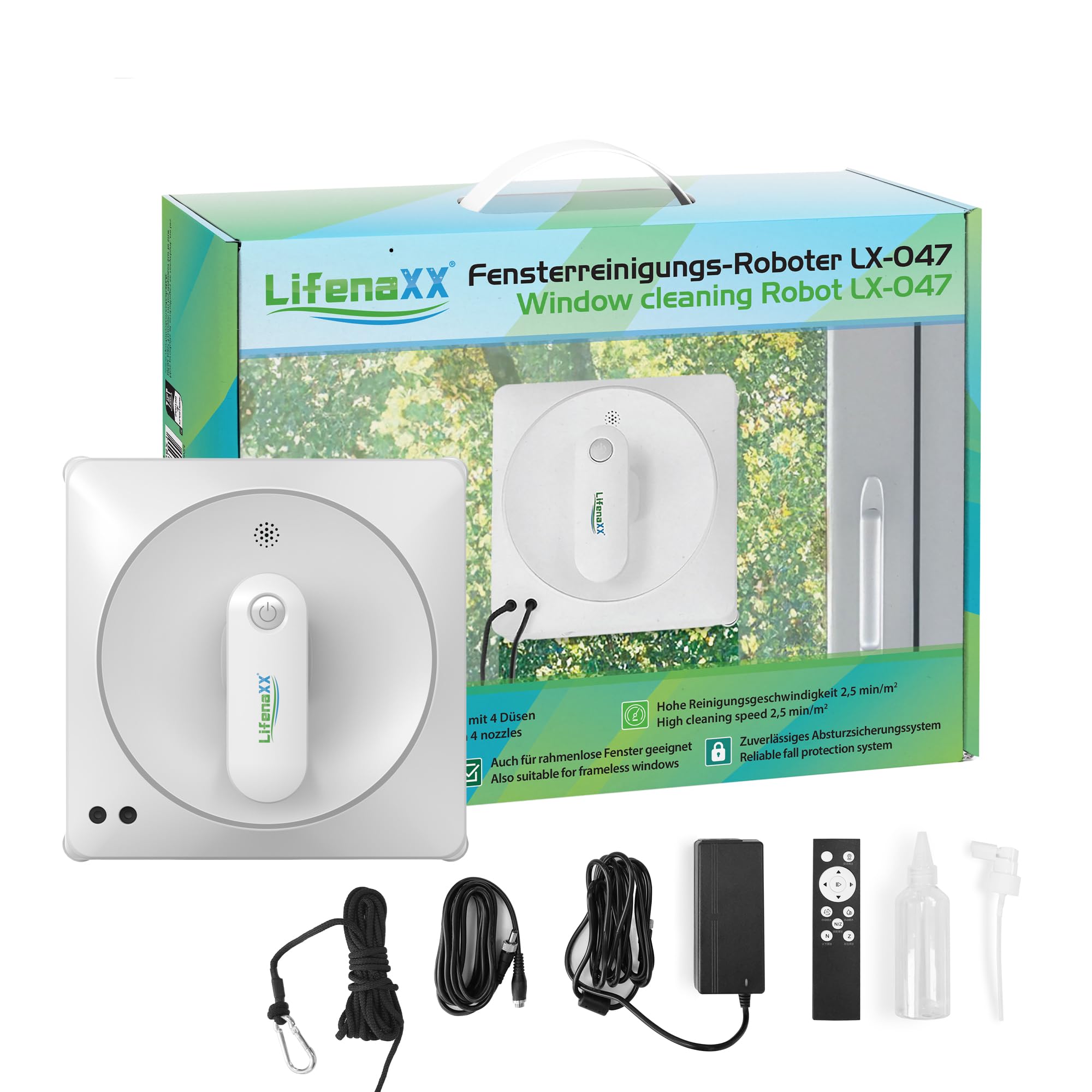 Lifenaxx LX-047 Robot Lavavetri Elettrico 4500Pa