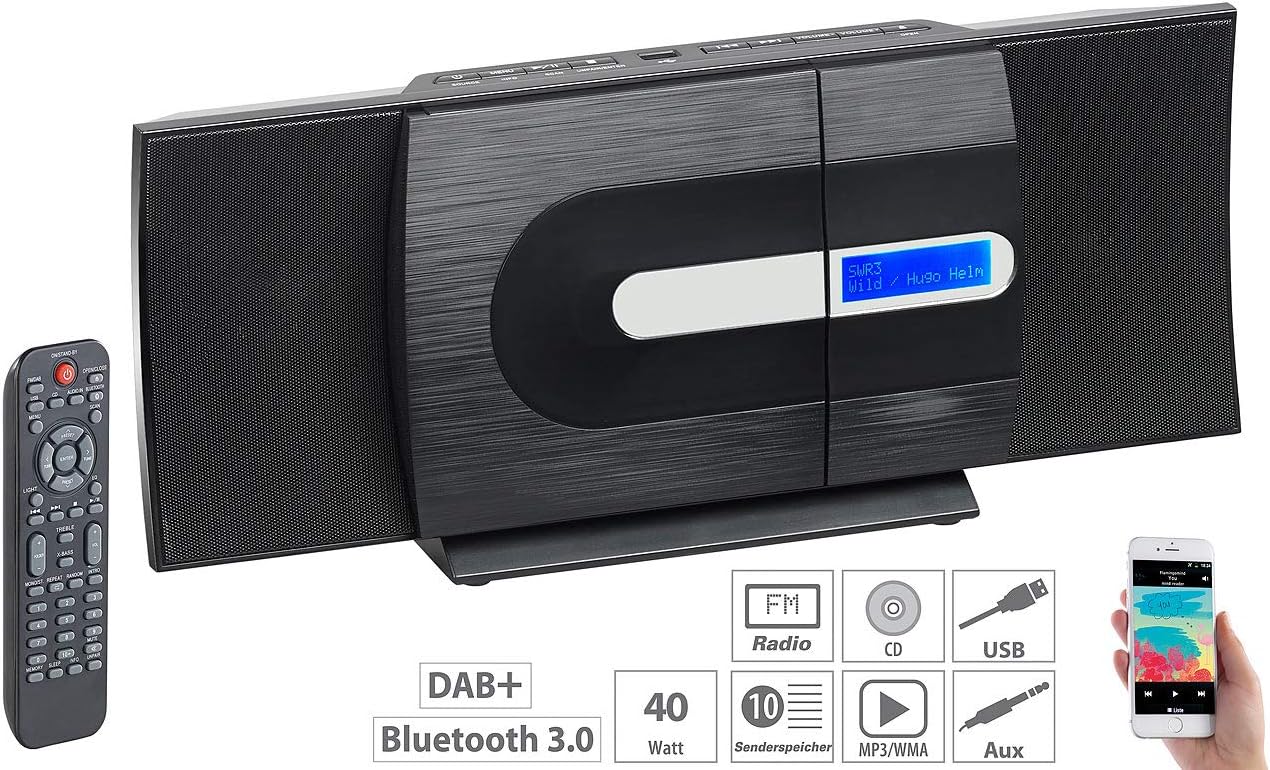 Auvisio Impianto Stereo Verticale FM/DAB+ 40W - immagine 3