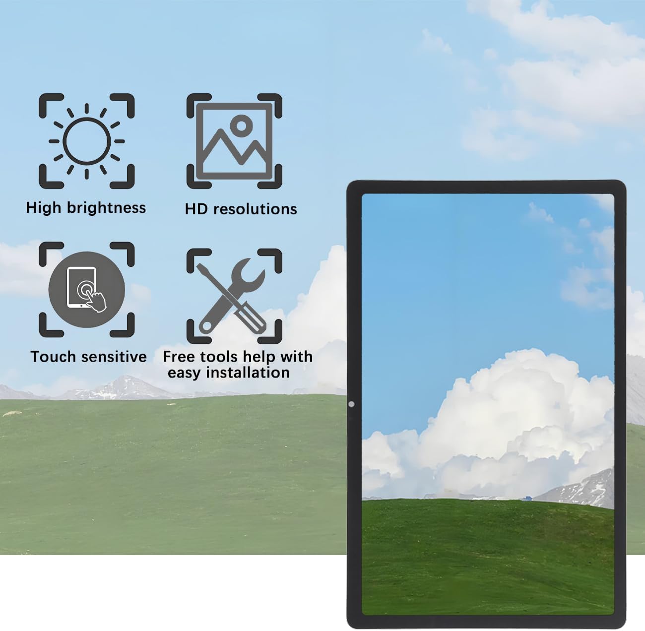 Schermo LCD di Ricambio per Lenovo Tab M10 Plus 3rd - immagine 4