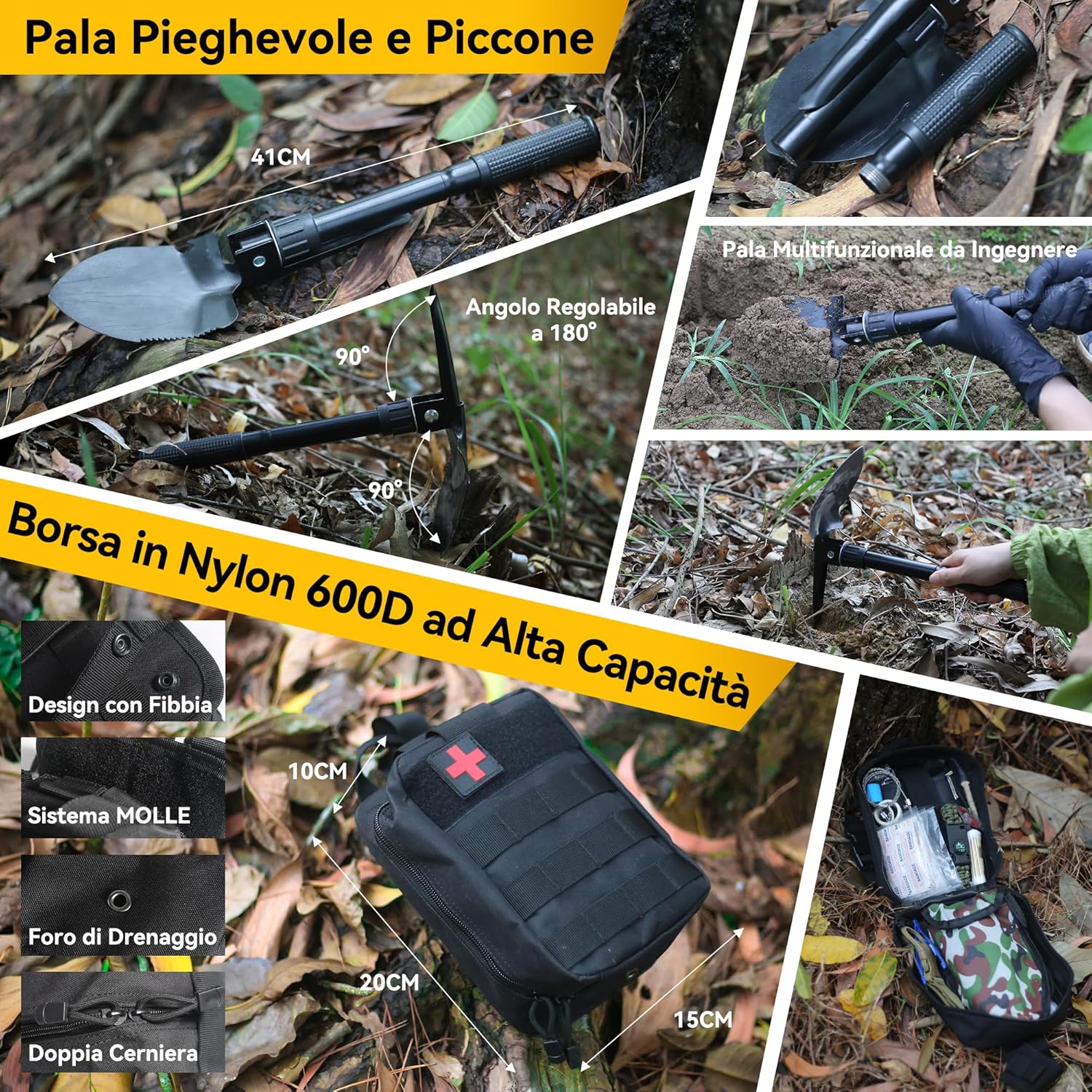 Survival Kit Multiuso per Esterna e Campeggio - immagine 6