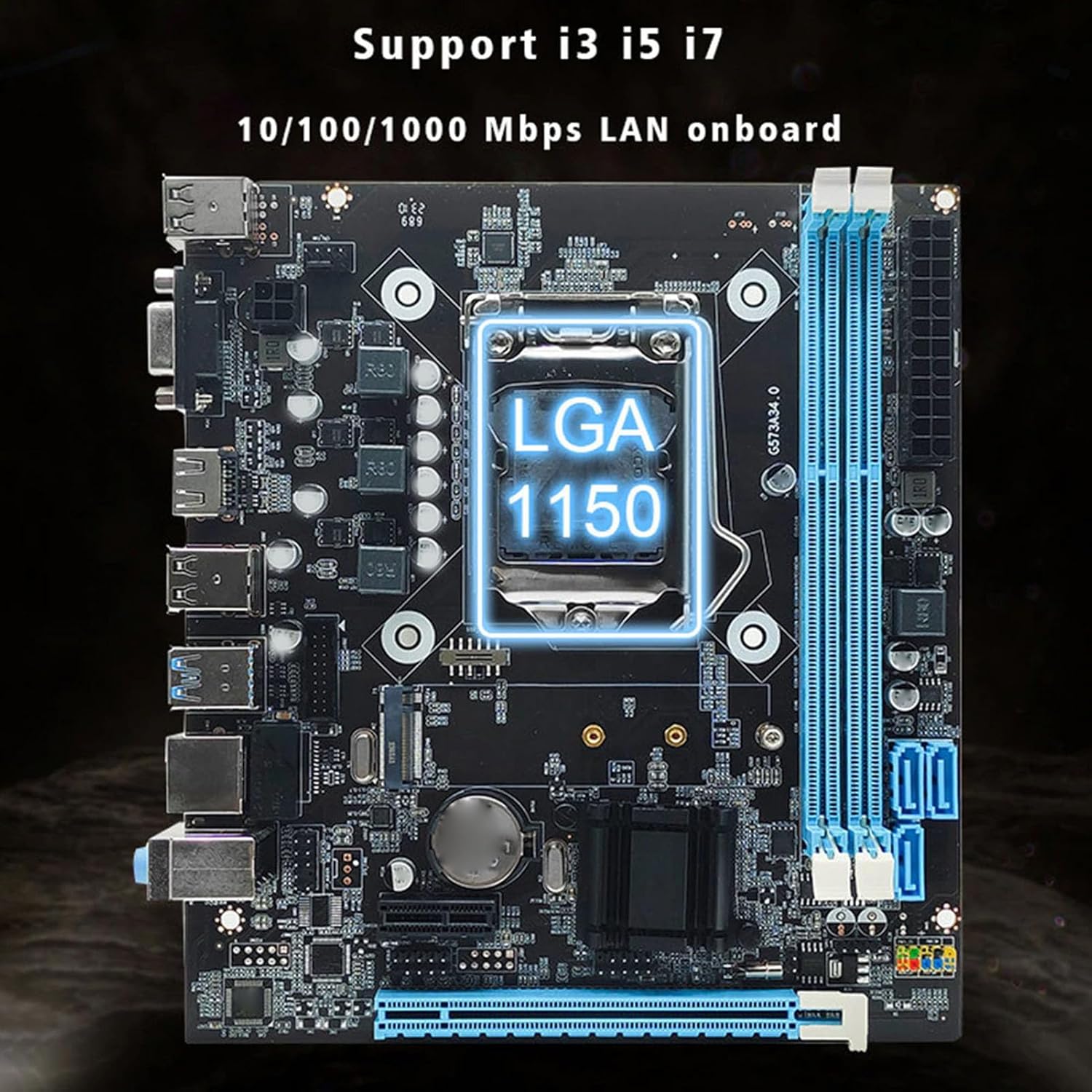 Dpofirs Scheda Madre Gaming H81 per PC LGA 1150 - immagine 4