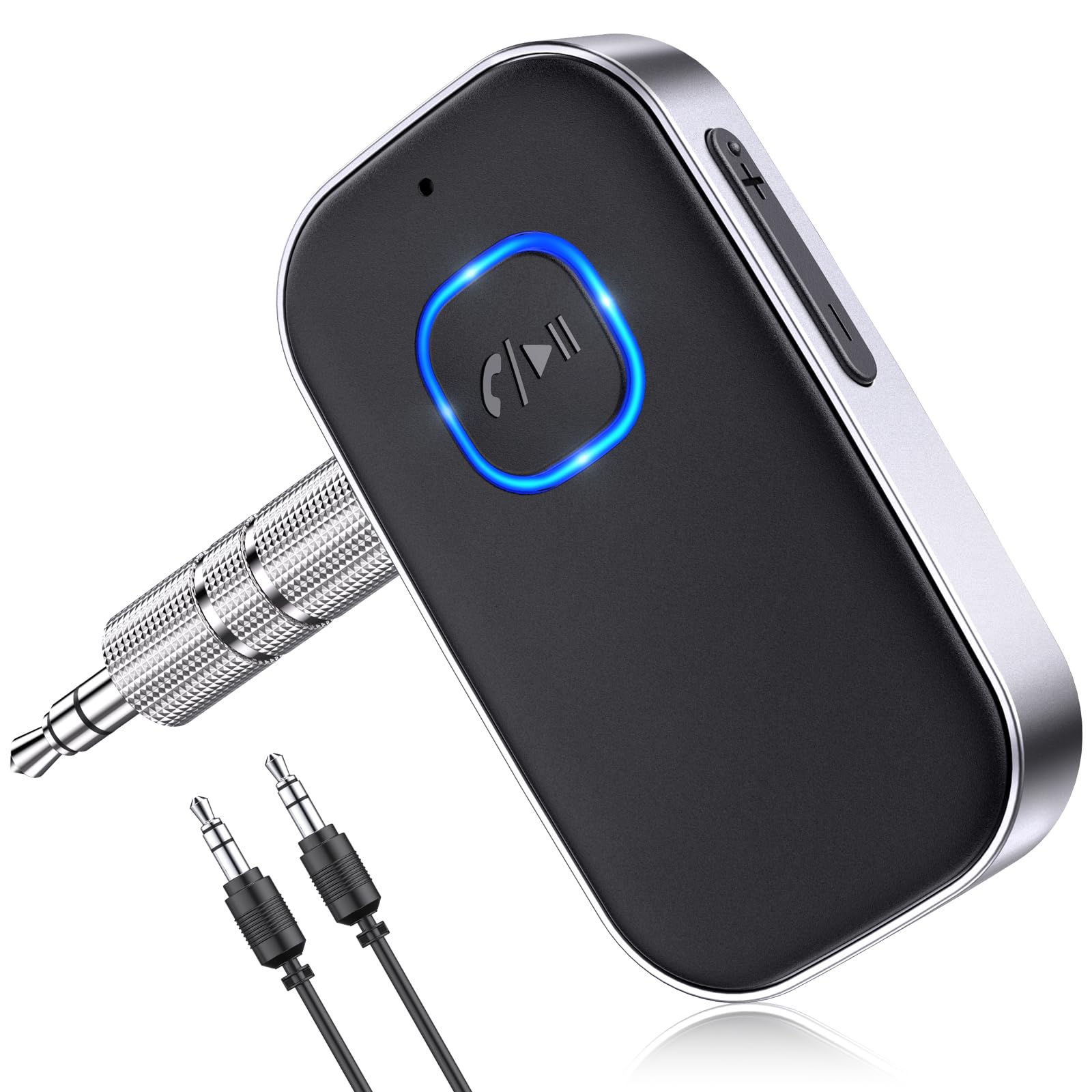 Glangeh Ricevitore Bluetooth 5.3 Auto Aux - Argento